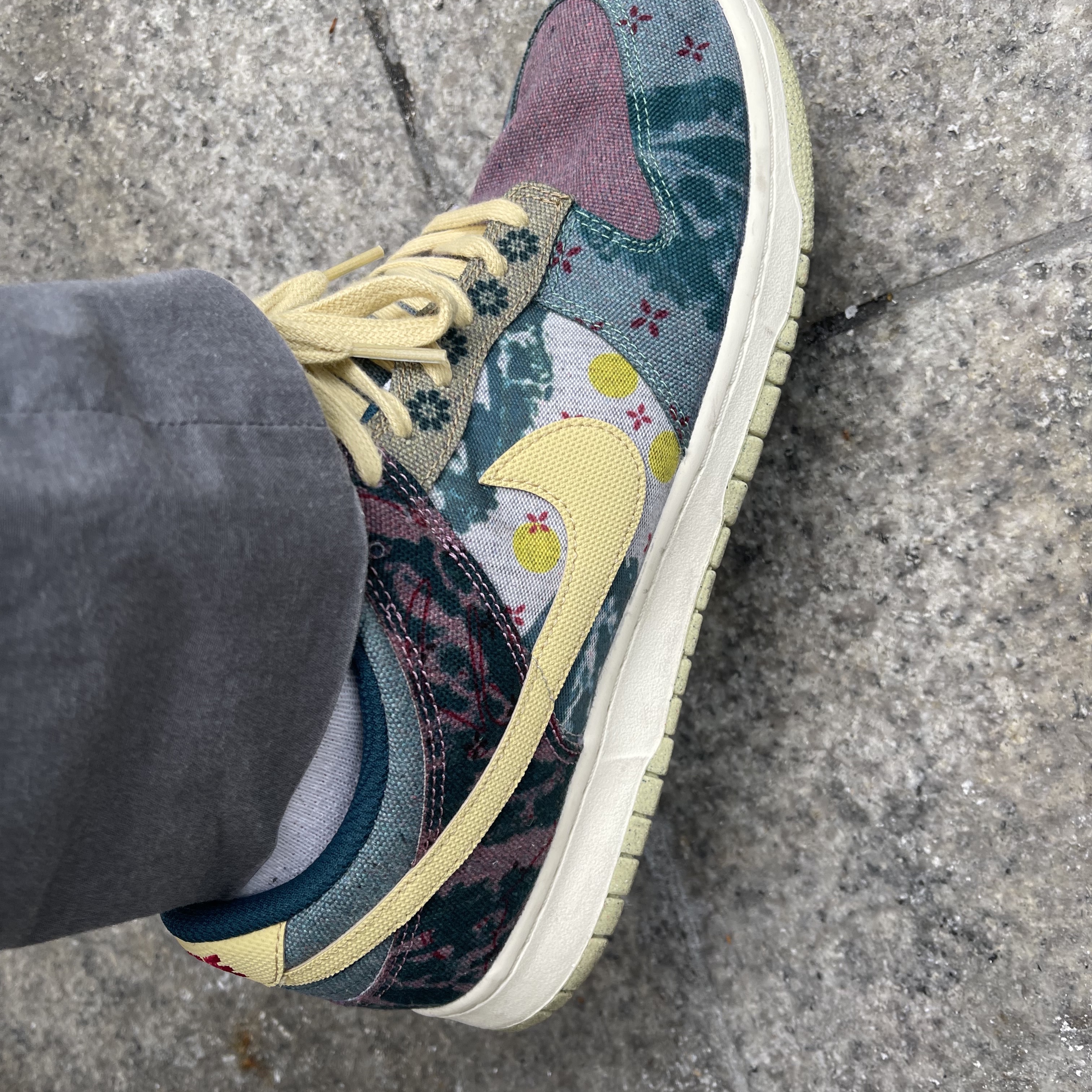 Nike Dunk Low SP Community Garden 착용 스타일 - 1