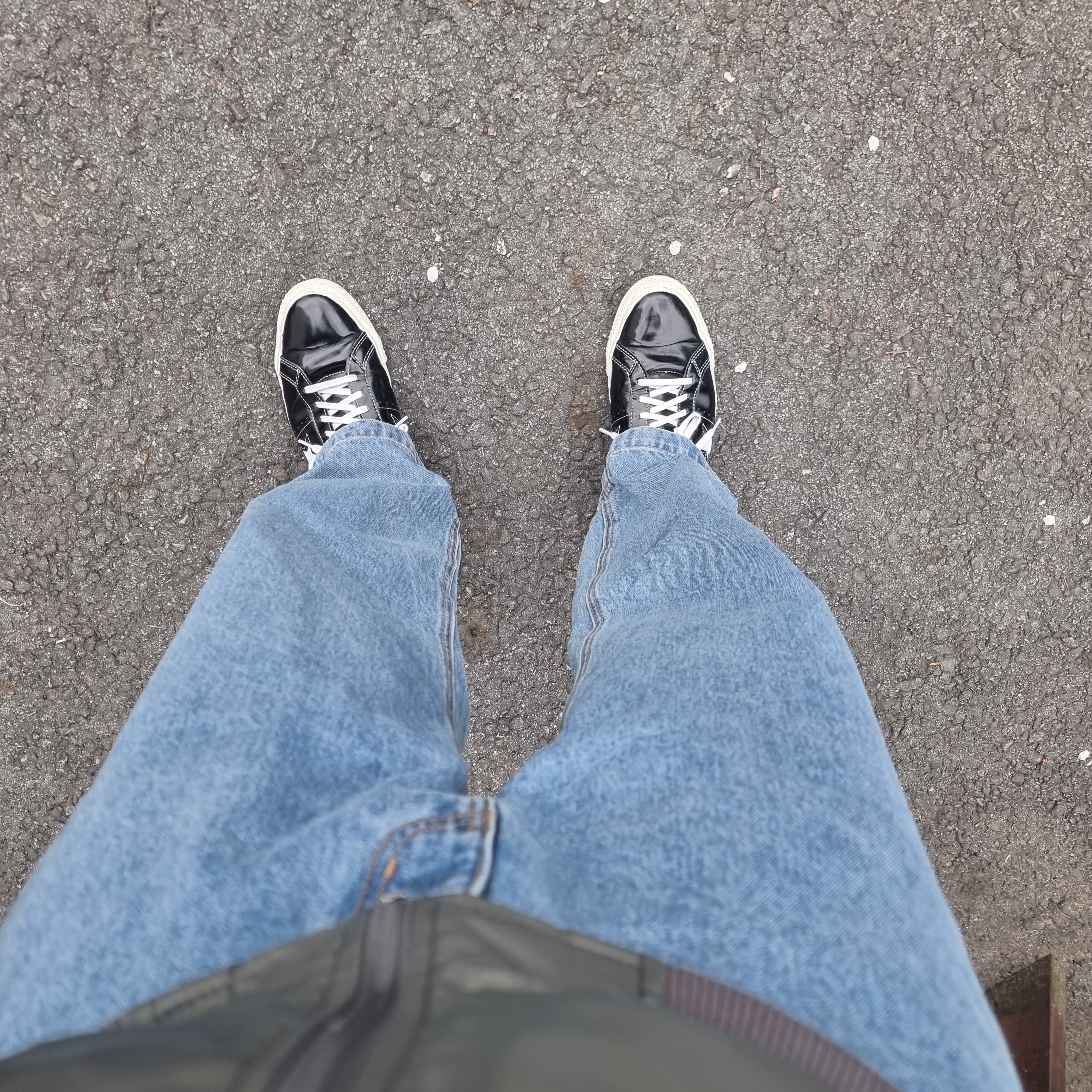 Converse One Star Ox Black 착용 스타일 - 2