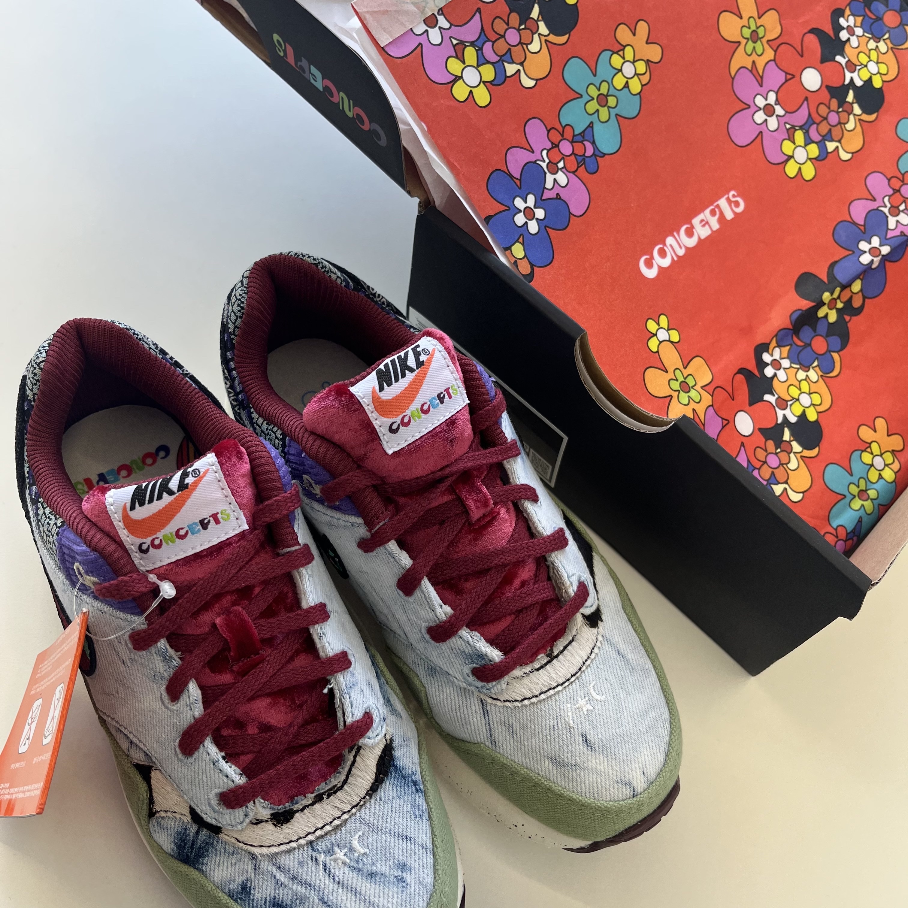 (PS) Nike x Concepts Air Max 1 SP Mellow 착용 스타일 - 1