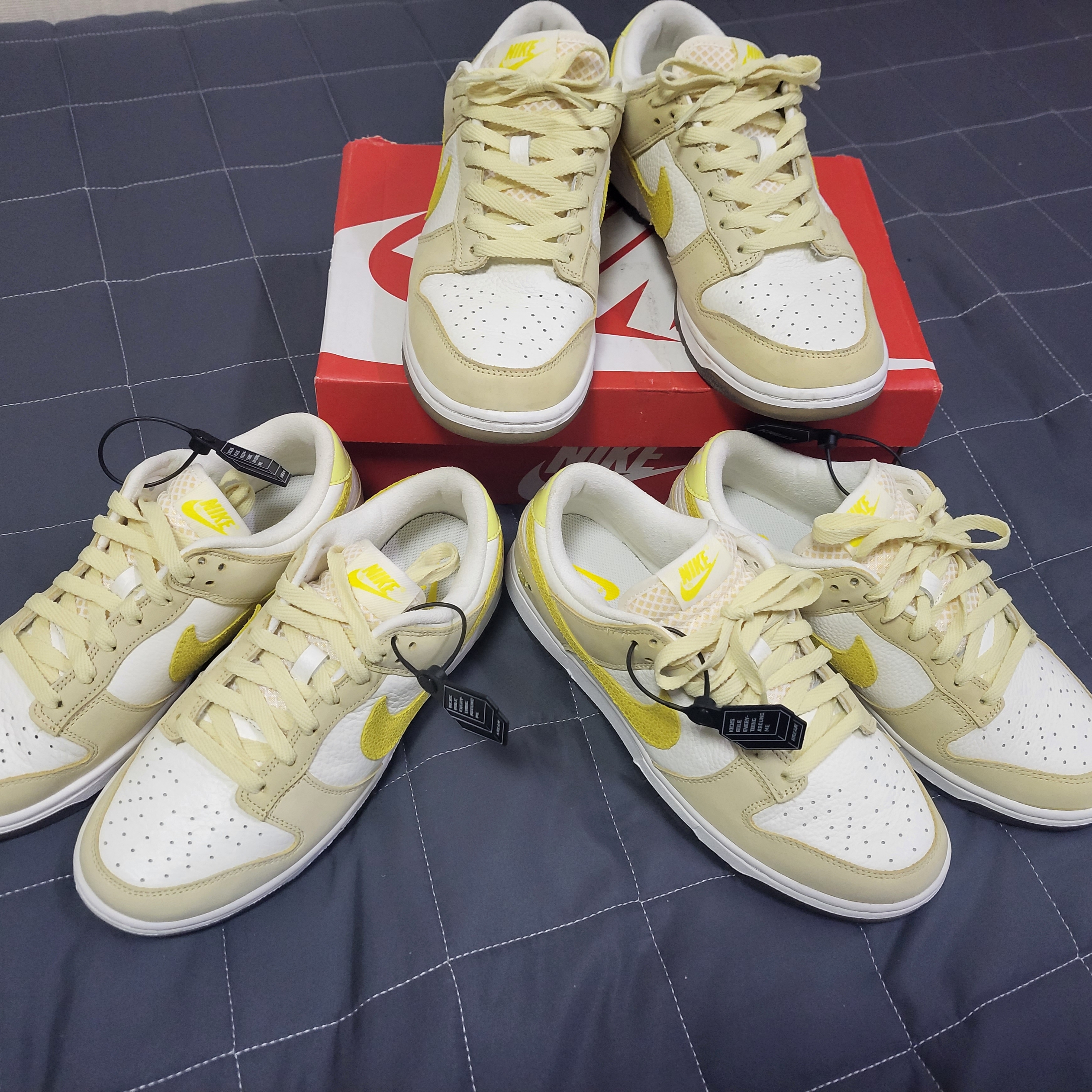 (W) Nike Dunk Low Lemon Drop 착용 스타일 - 2