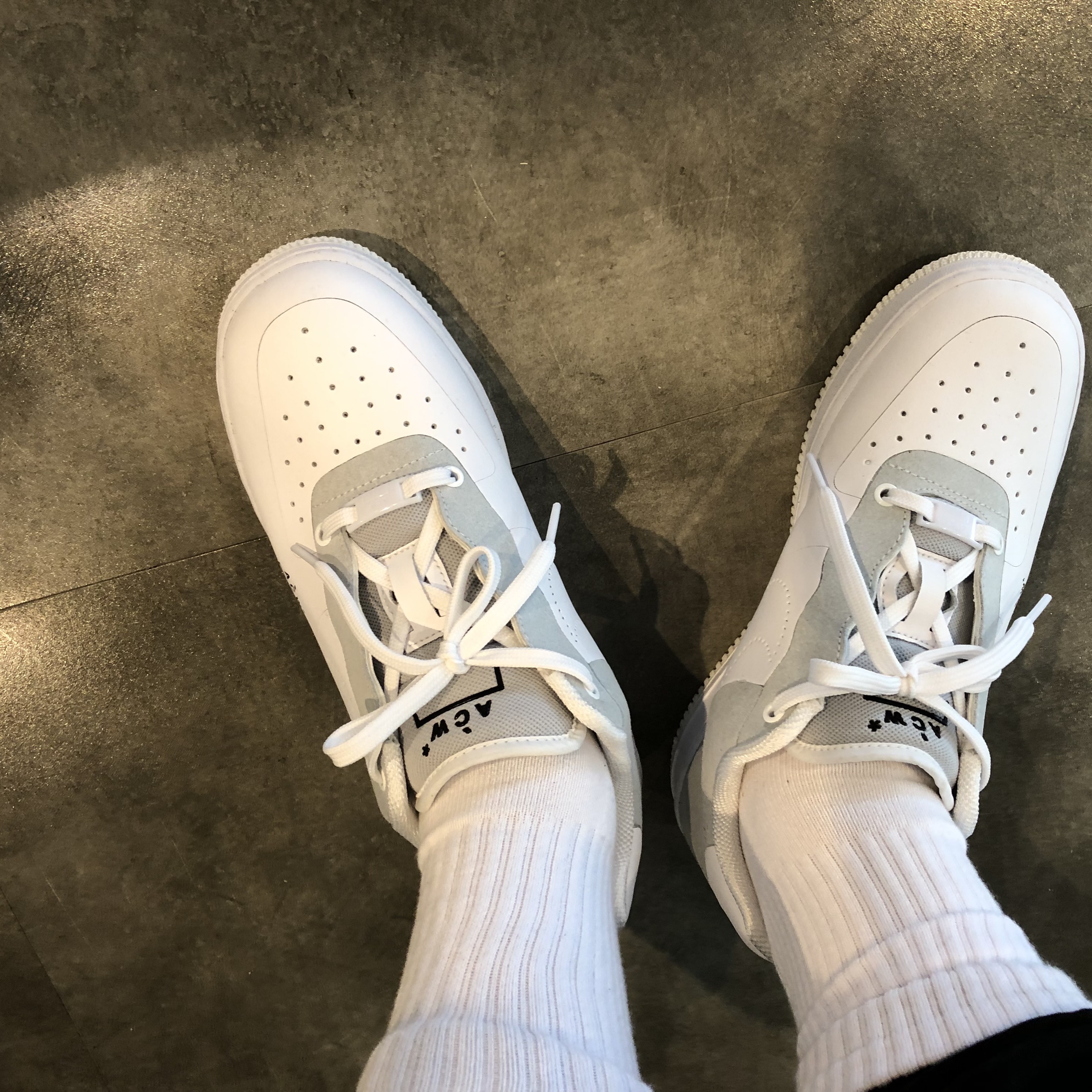 Nike x A-Cold-Wall Air Force 1 Low White 착용 스타일 - 1