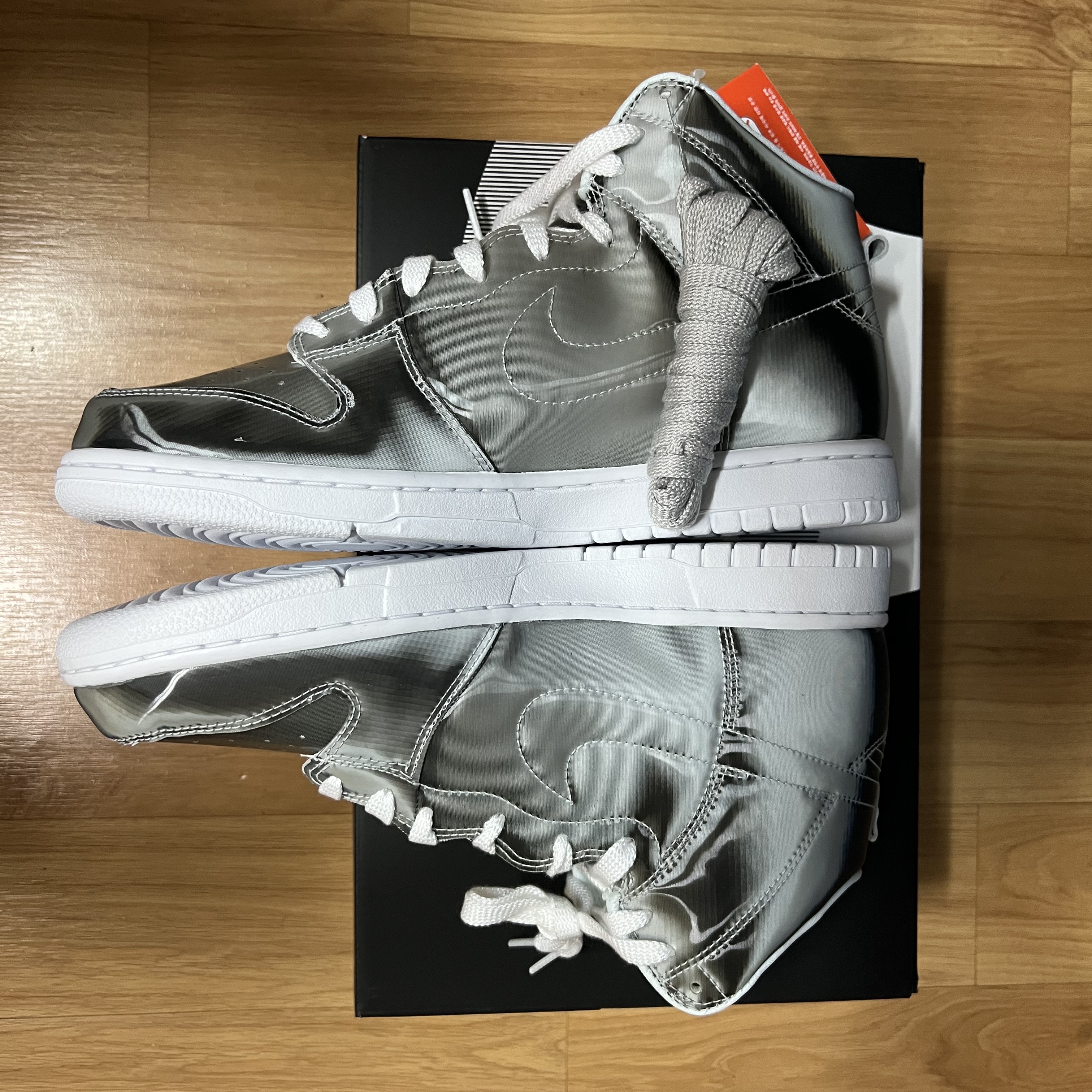 Nike x Clot Dunk High Flux 착용 스타일 - 2