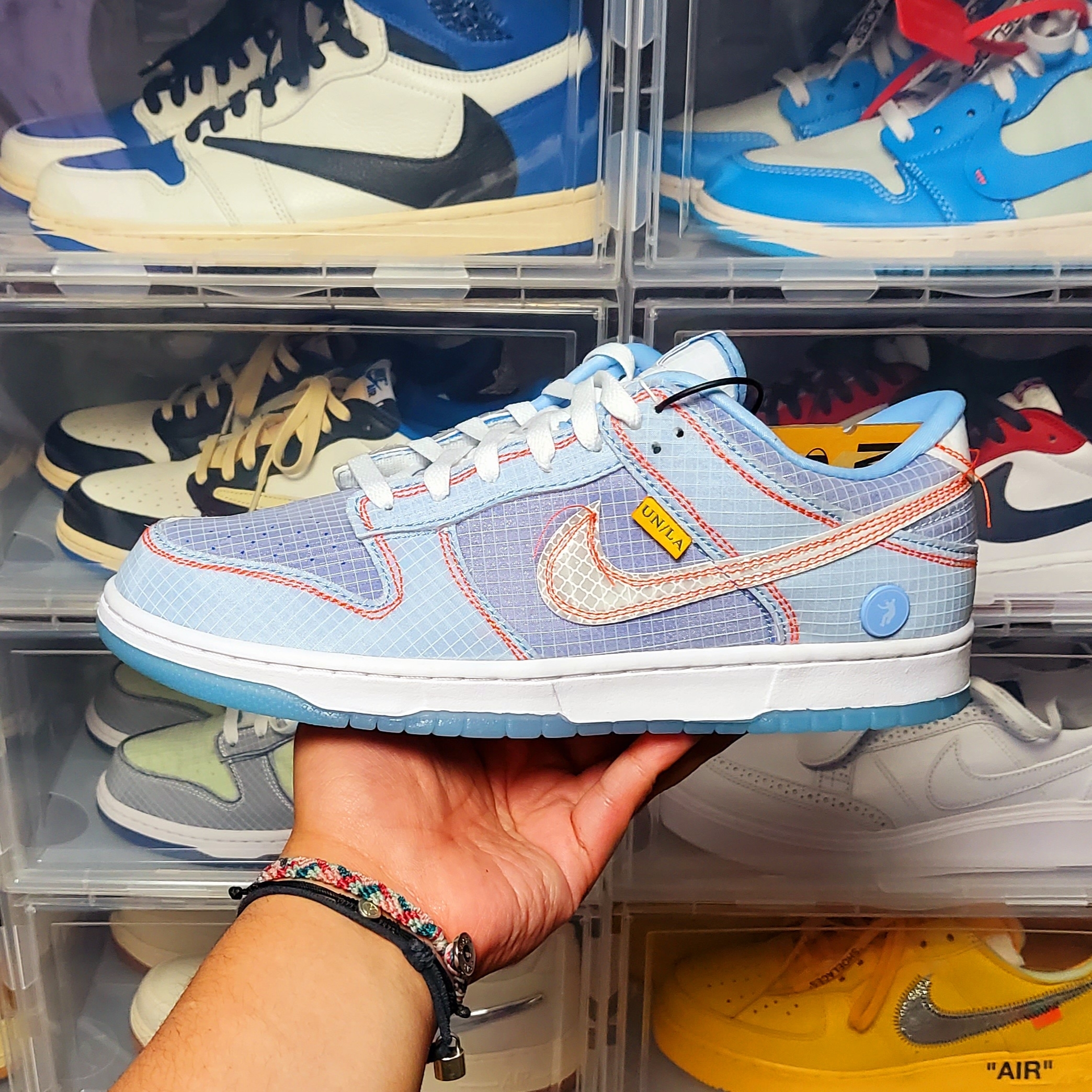 Nike x Union Dunk Low Passport Pack Argon 착용 스타일 - 2