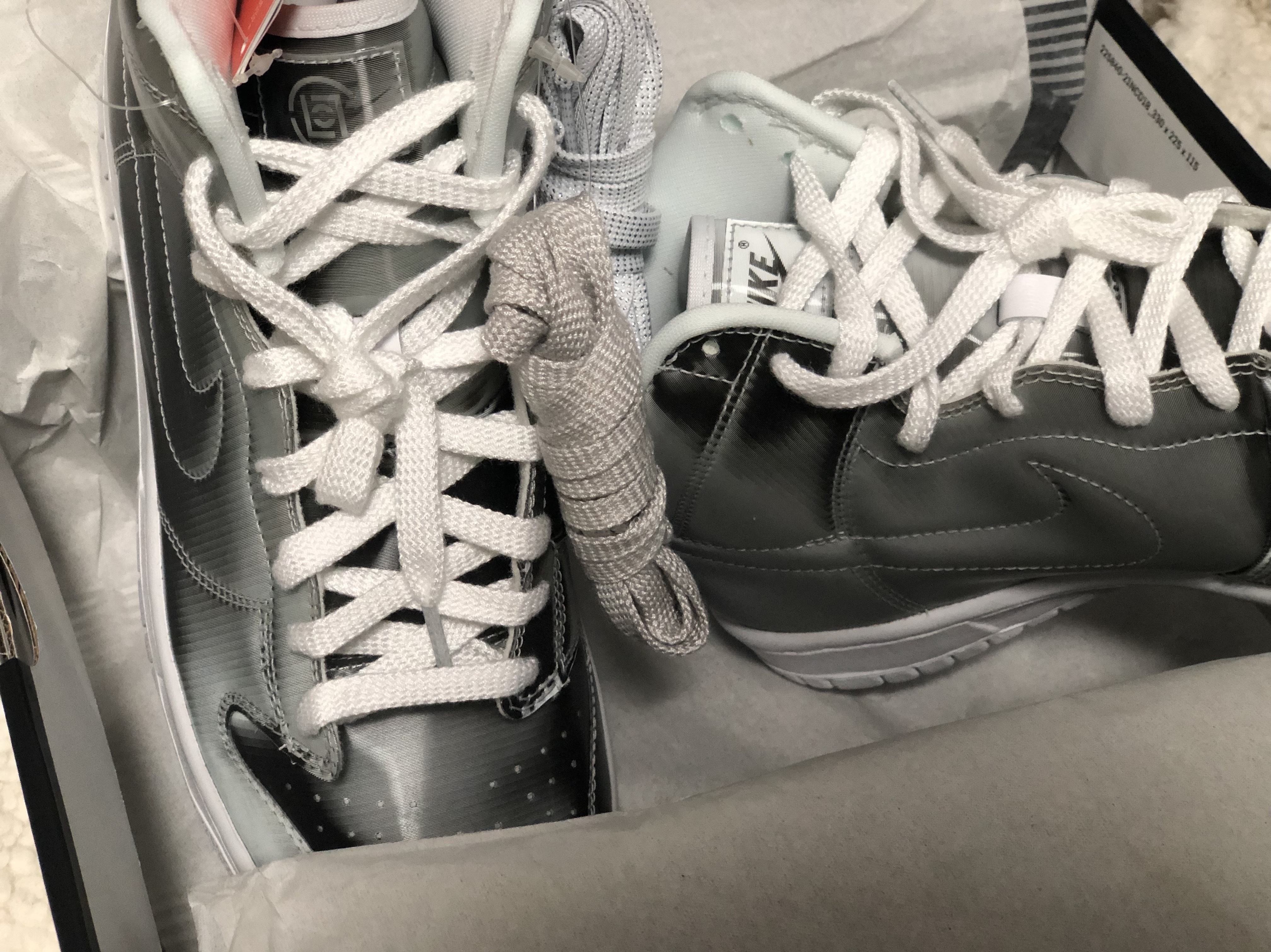 Nike x Clot Dunk High Flux 착용 스타일 - 2