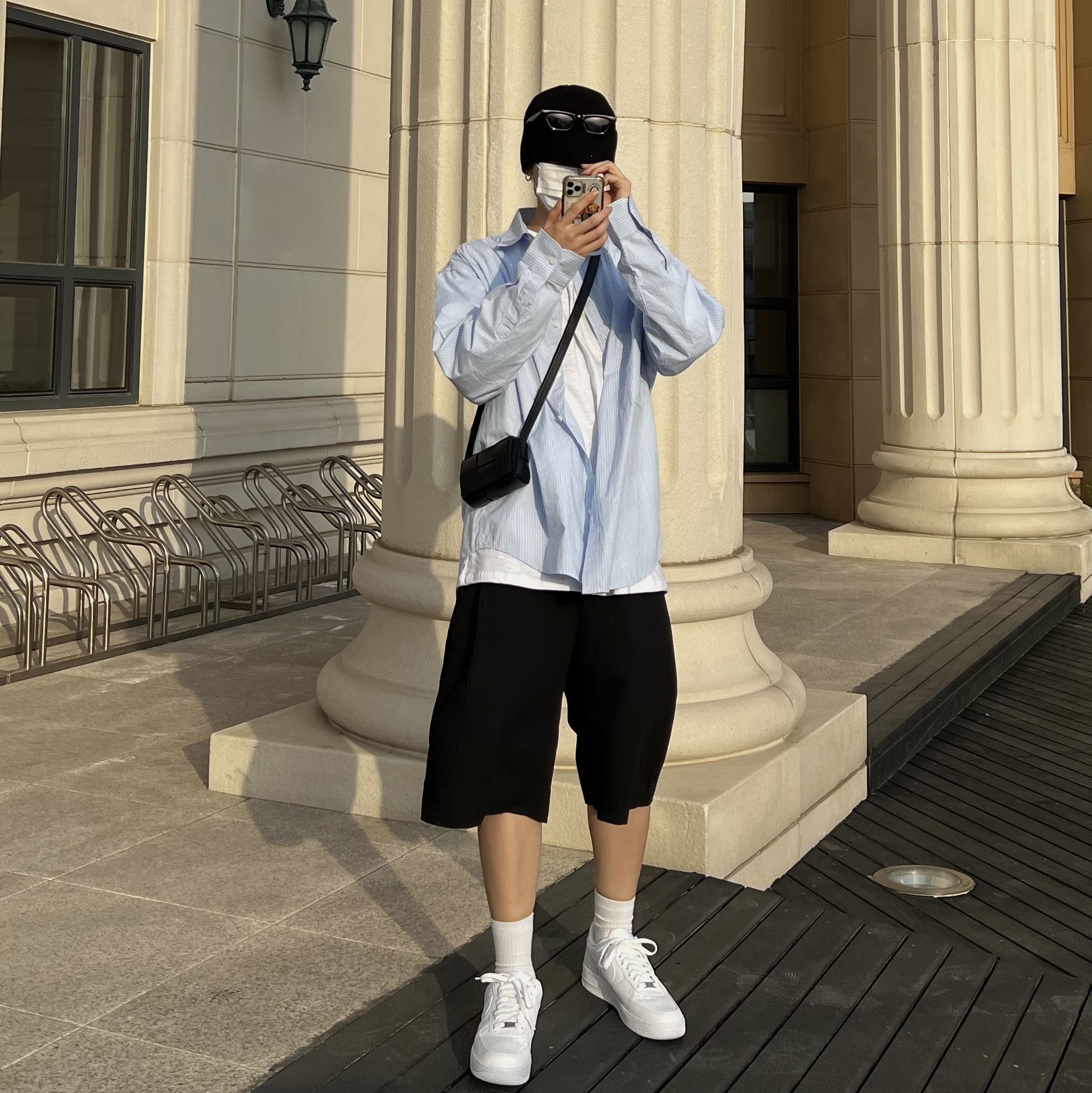 Nike Air Force 1 '07 Low White 착용 스타일