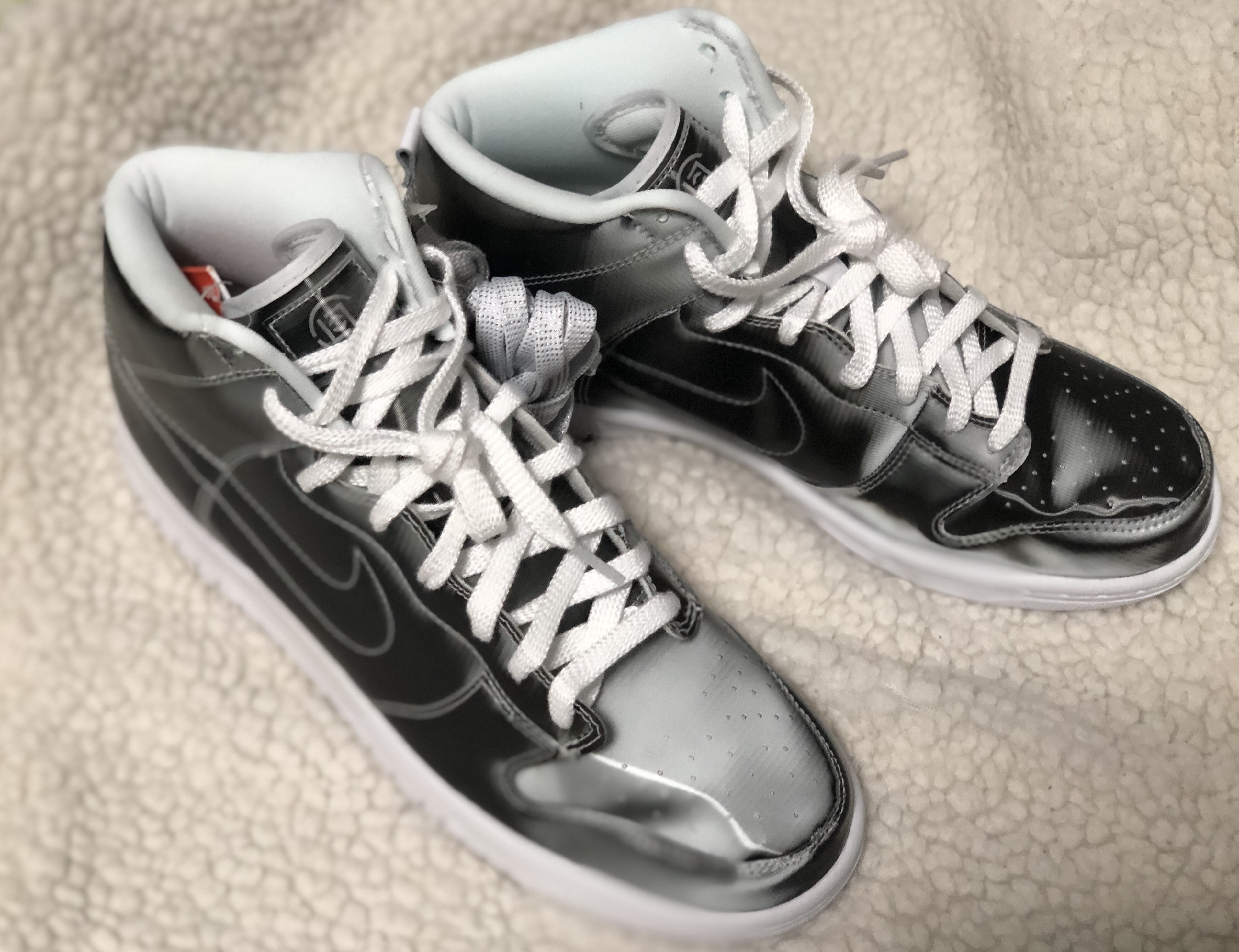 Nike x Clot Dunk High Flux 착용 스타일 - 1