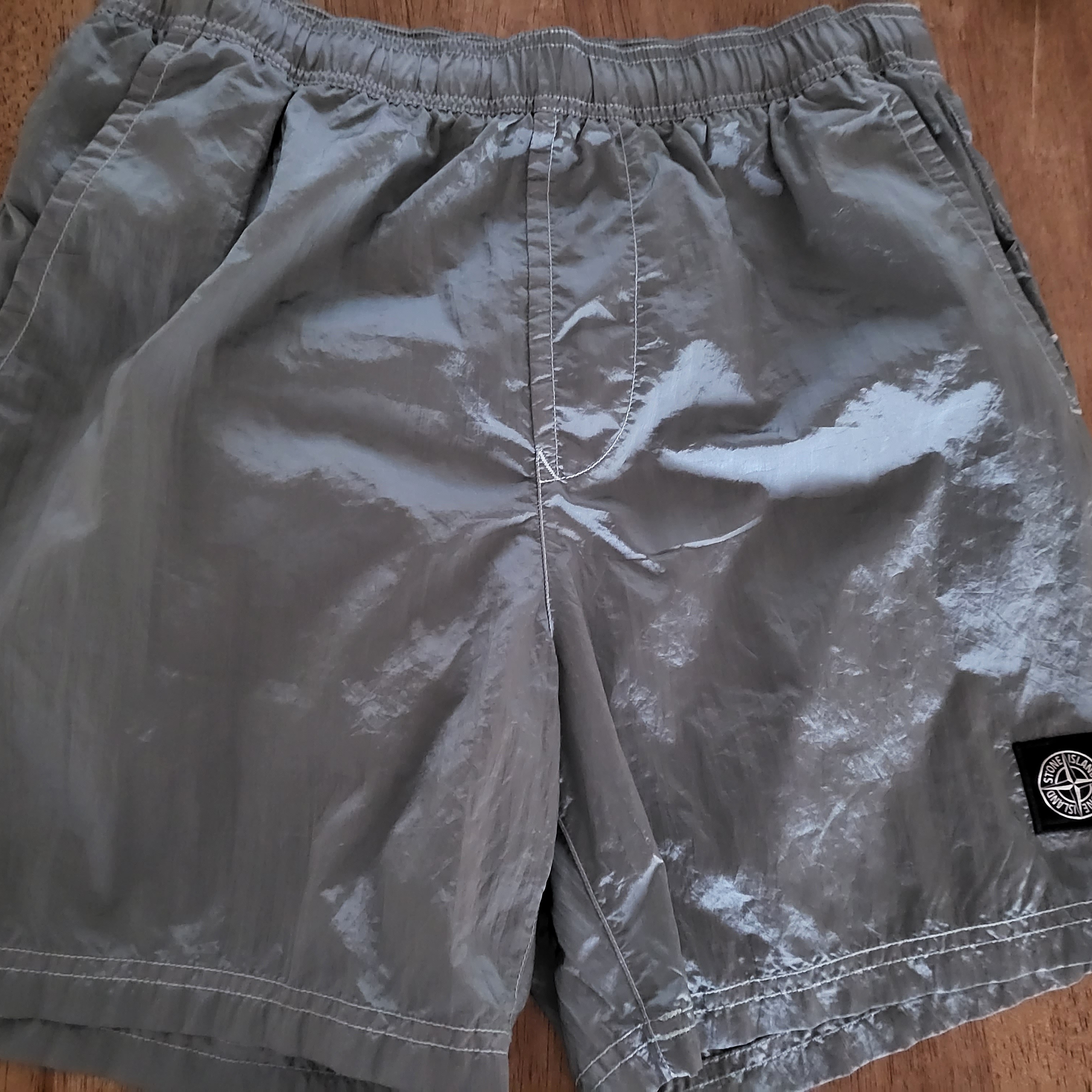 Stone Island B0943 Nylon Metal Swimming Trunk Aqua - 22SS 착용 스타일 - 2