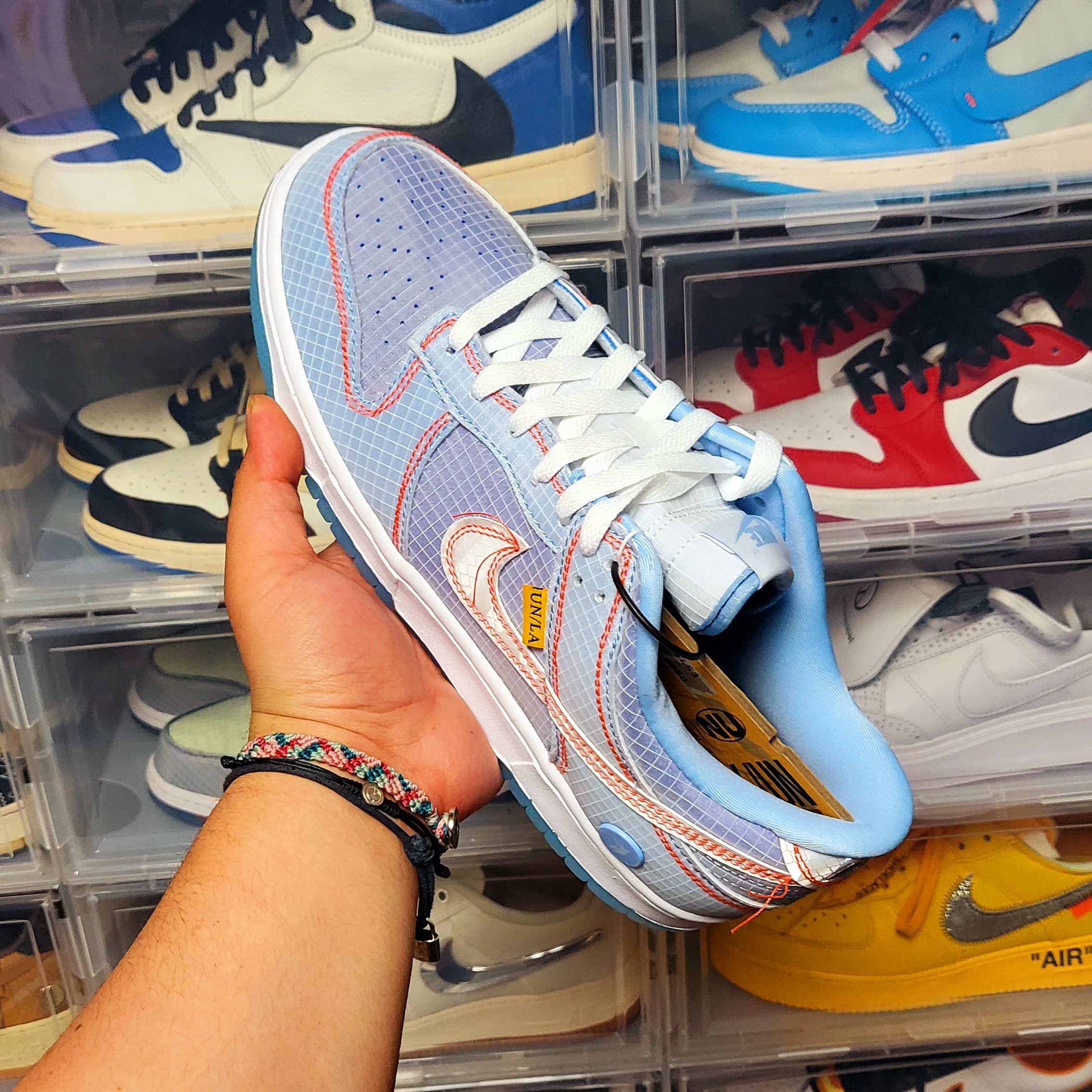 Nike x Union Dunk Low Passport Pack Argon 착용 스타일 - 3