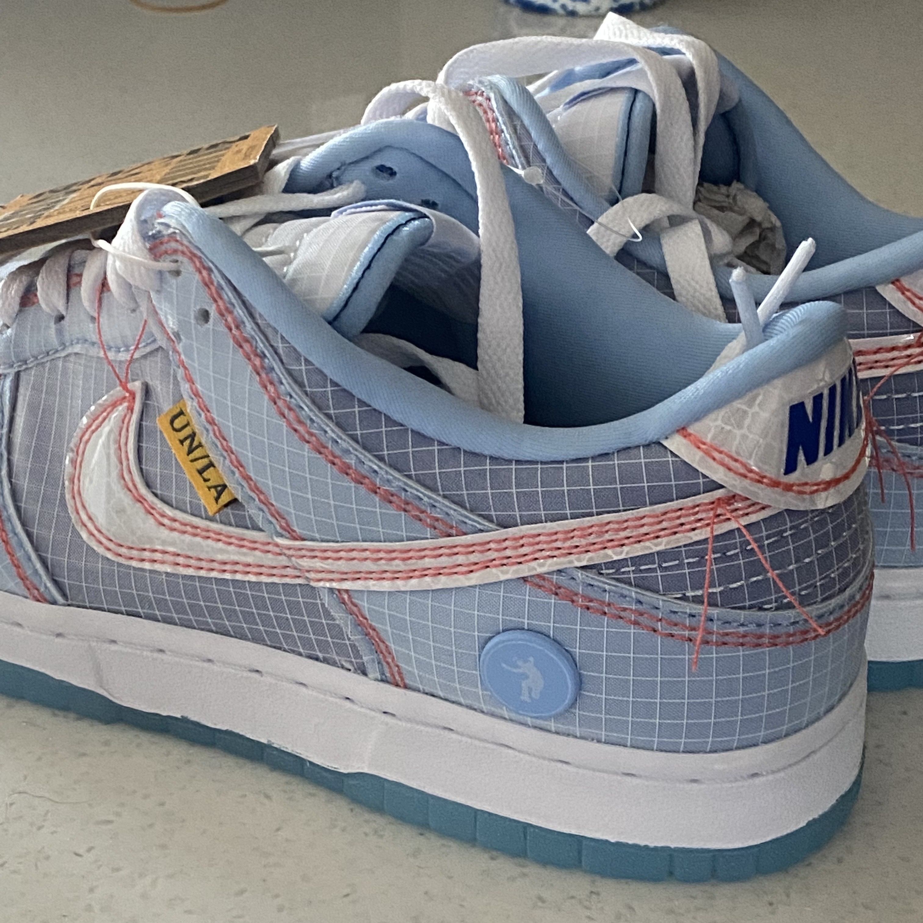 Nike x Union Dunk Low Passport Pack Argon 착용 스타일 - 2