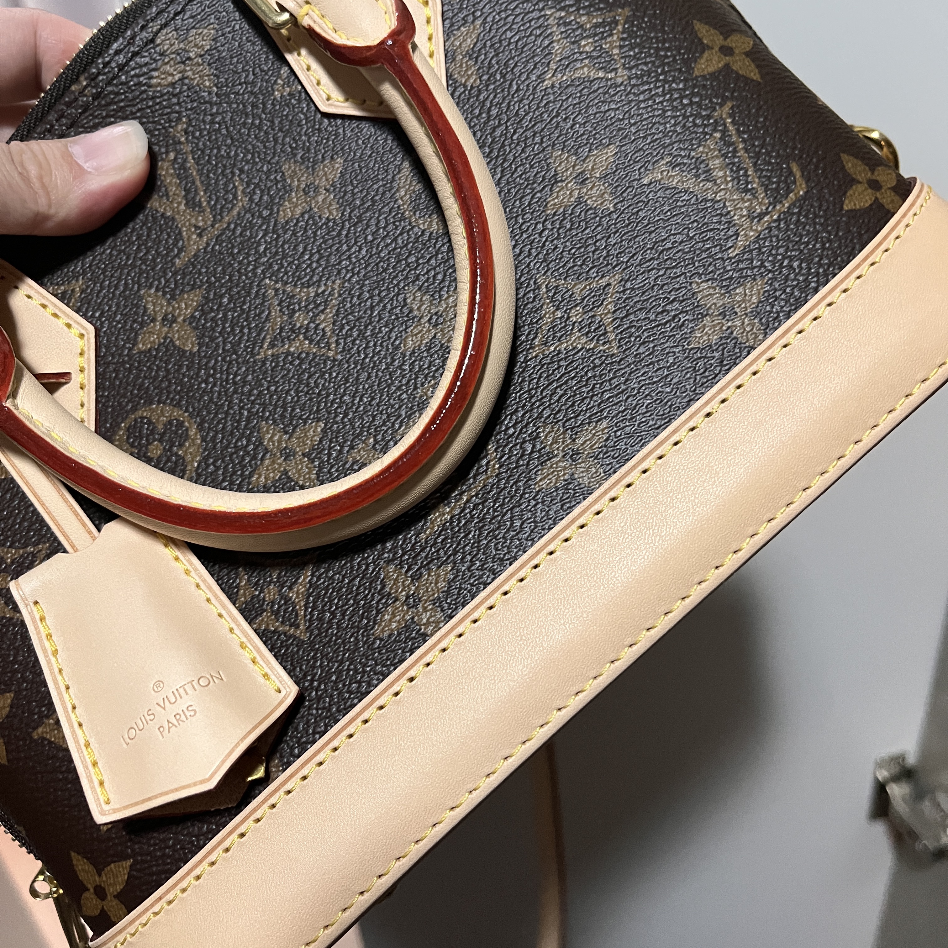 Louis Vuitton Alma BB Monogram 착용 스타일