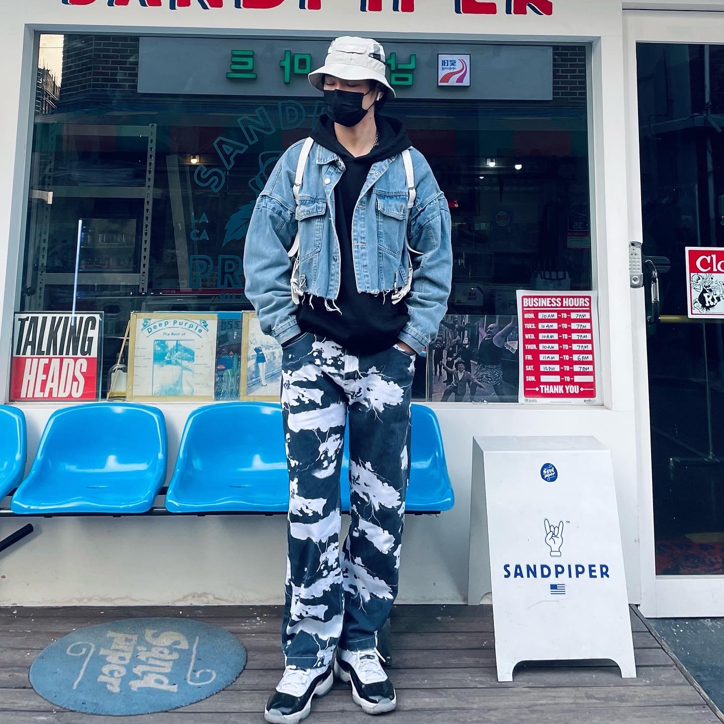 Jordan 11 Retro Concord 2018 착용 스타일