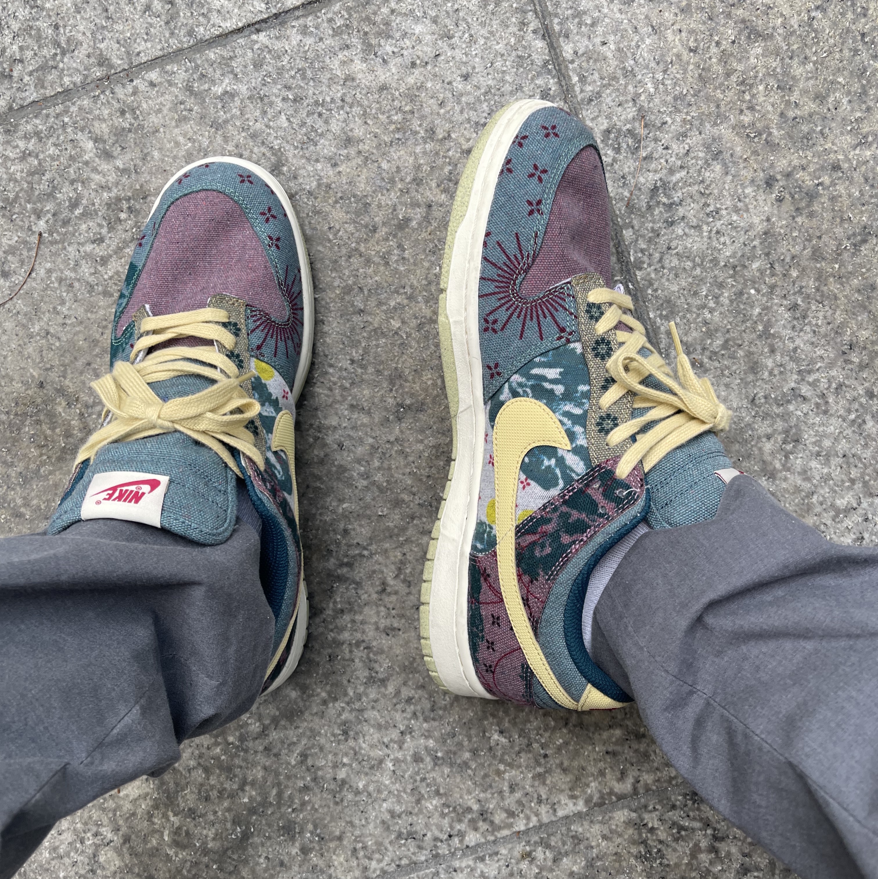 Nike Dunk Low SP Community Garden 착용 스타일 - 2