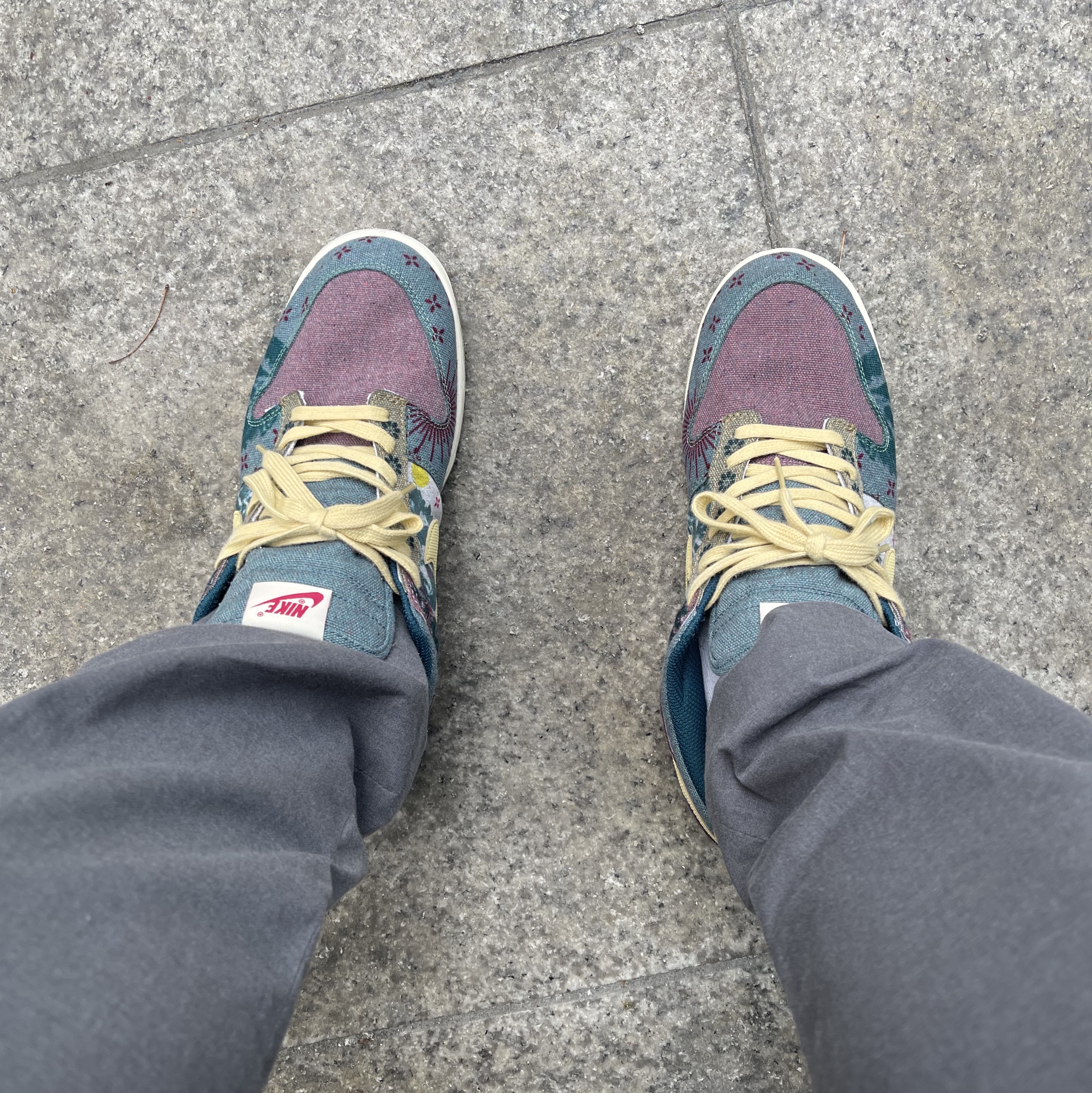 Nike Dunk Low SP Community Garden 착용 스타일 - 3