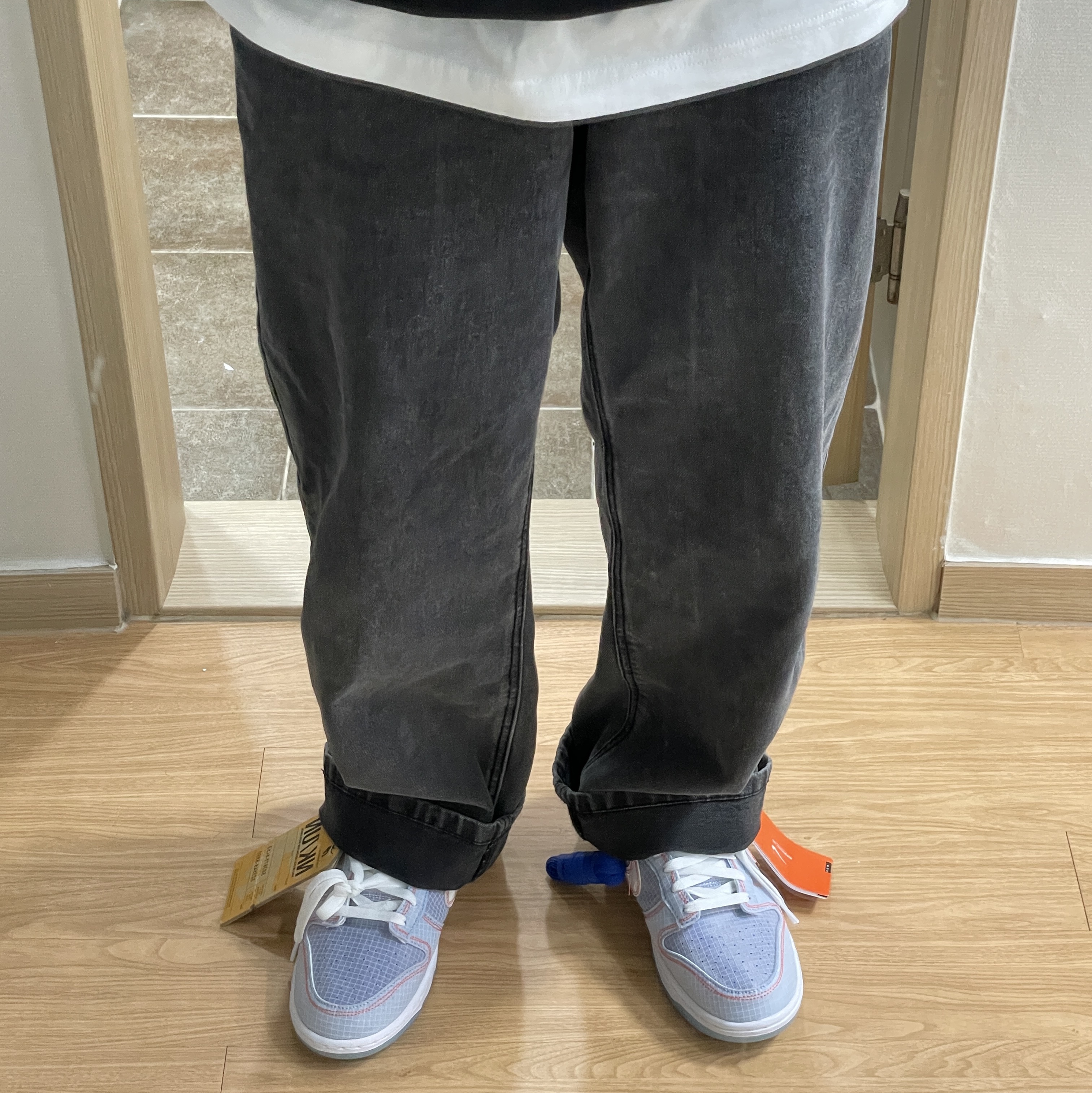 Nike x Union Dunk Low Passport Pack Argon 착용 스타일 - 1