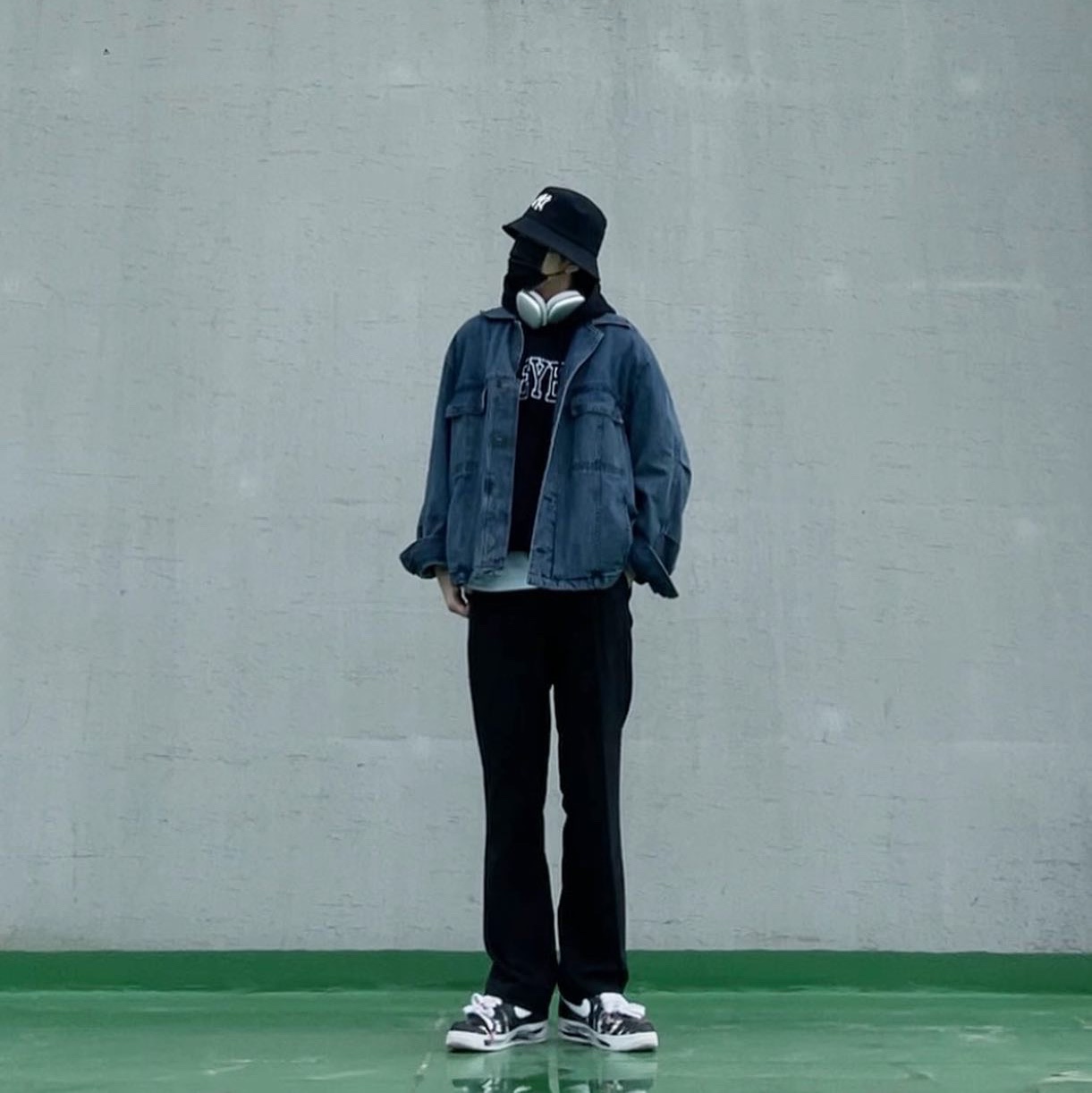 Nike x Peaceminusone Air Force 1 Low Para-Noise 착용 스타일 - 3