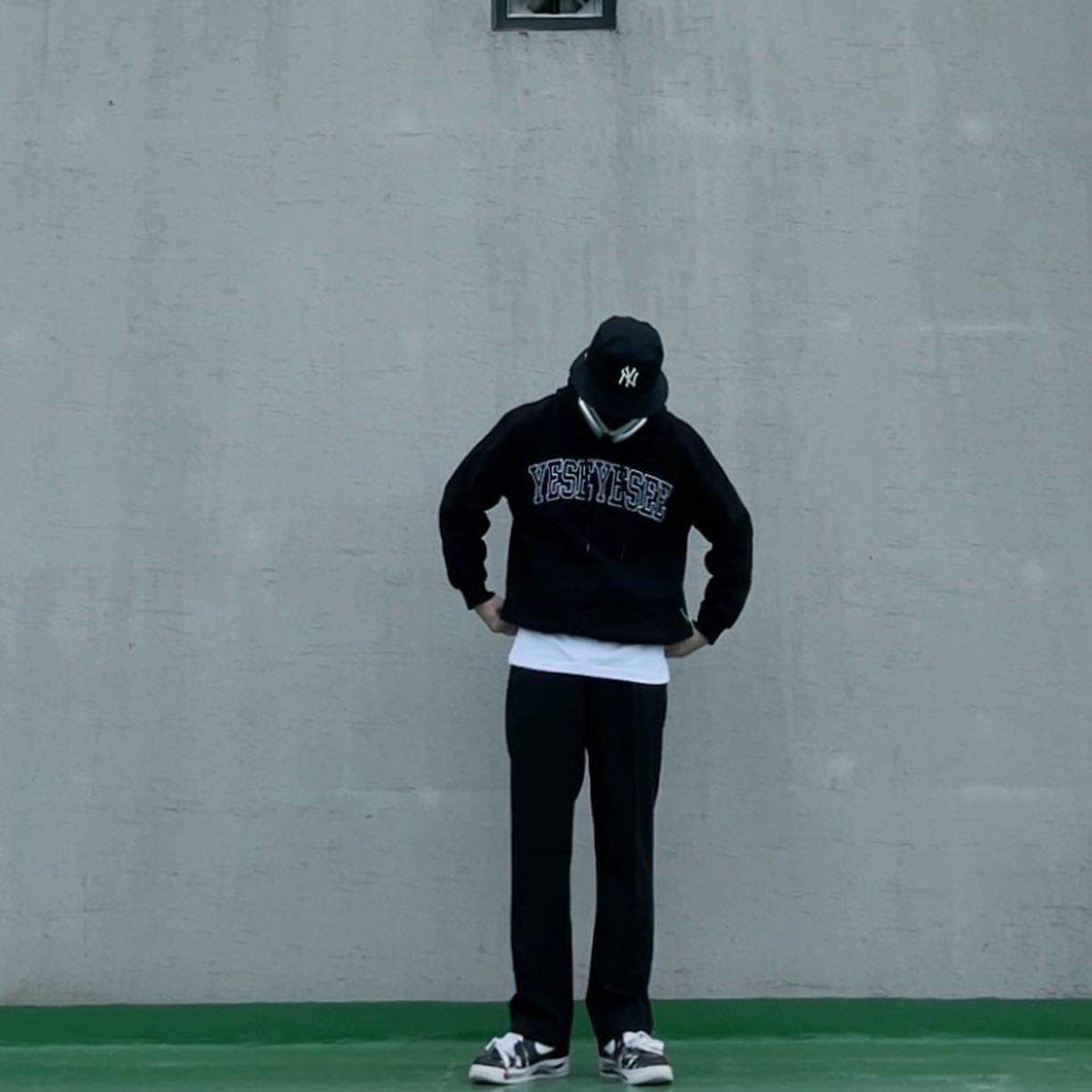 Nike x Peaceminusone Air Force 1 Low Para-Noise 착용 스타일 - 2