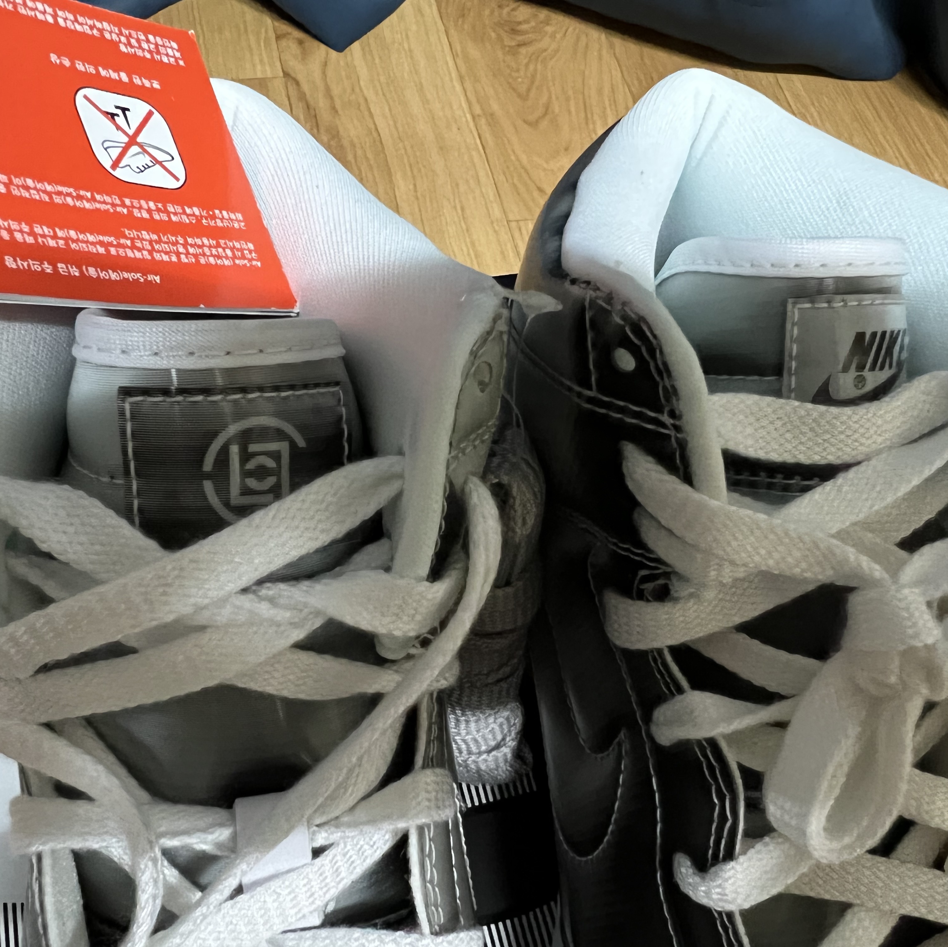 Nike x Clot Dunk High Flux 착용 스타일 - 3