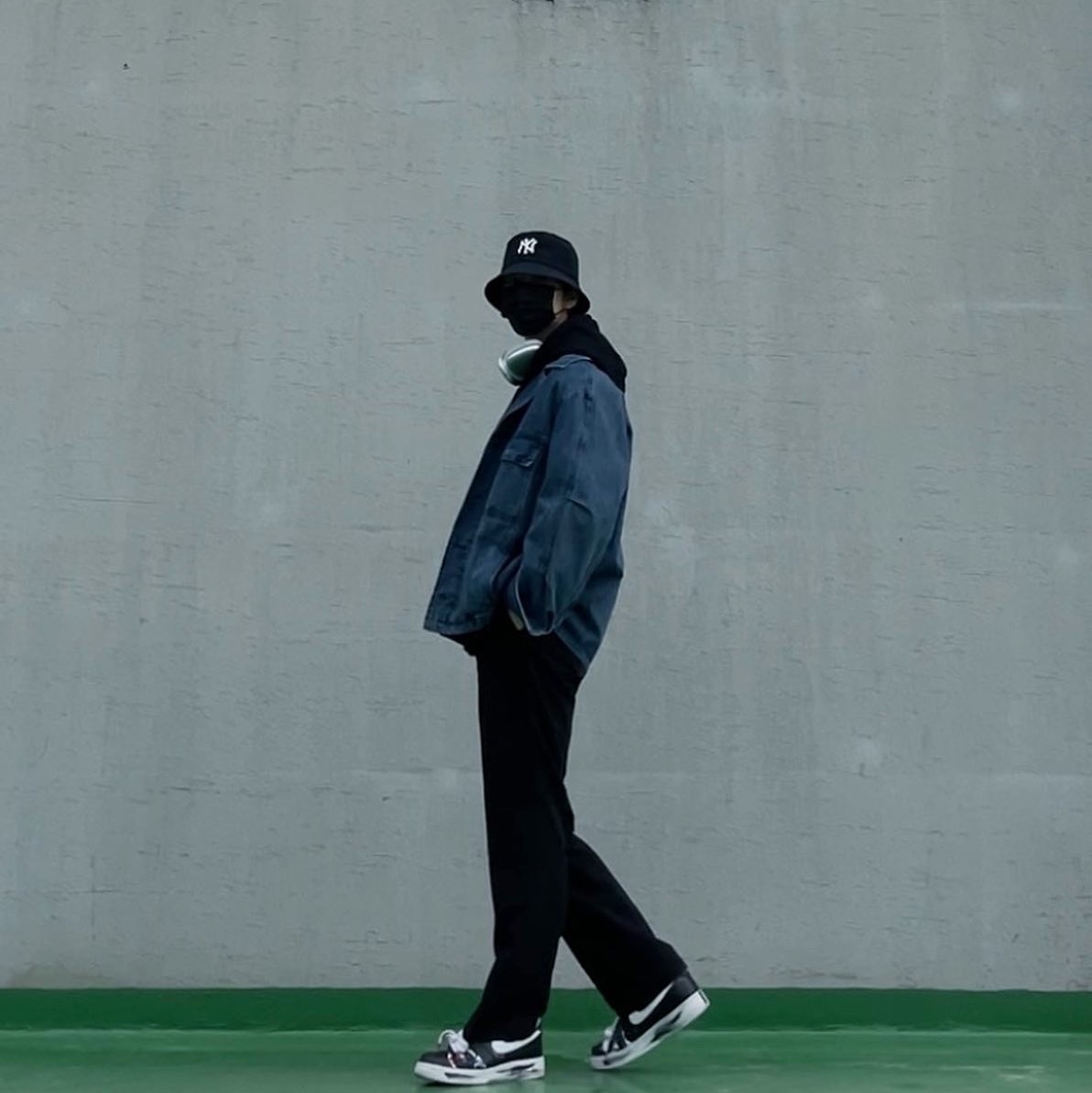 Nike x Peaceminusone Air Force 1 Low Para-Noise 착용 스타일 - 5