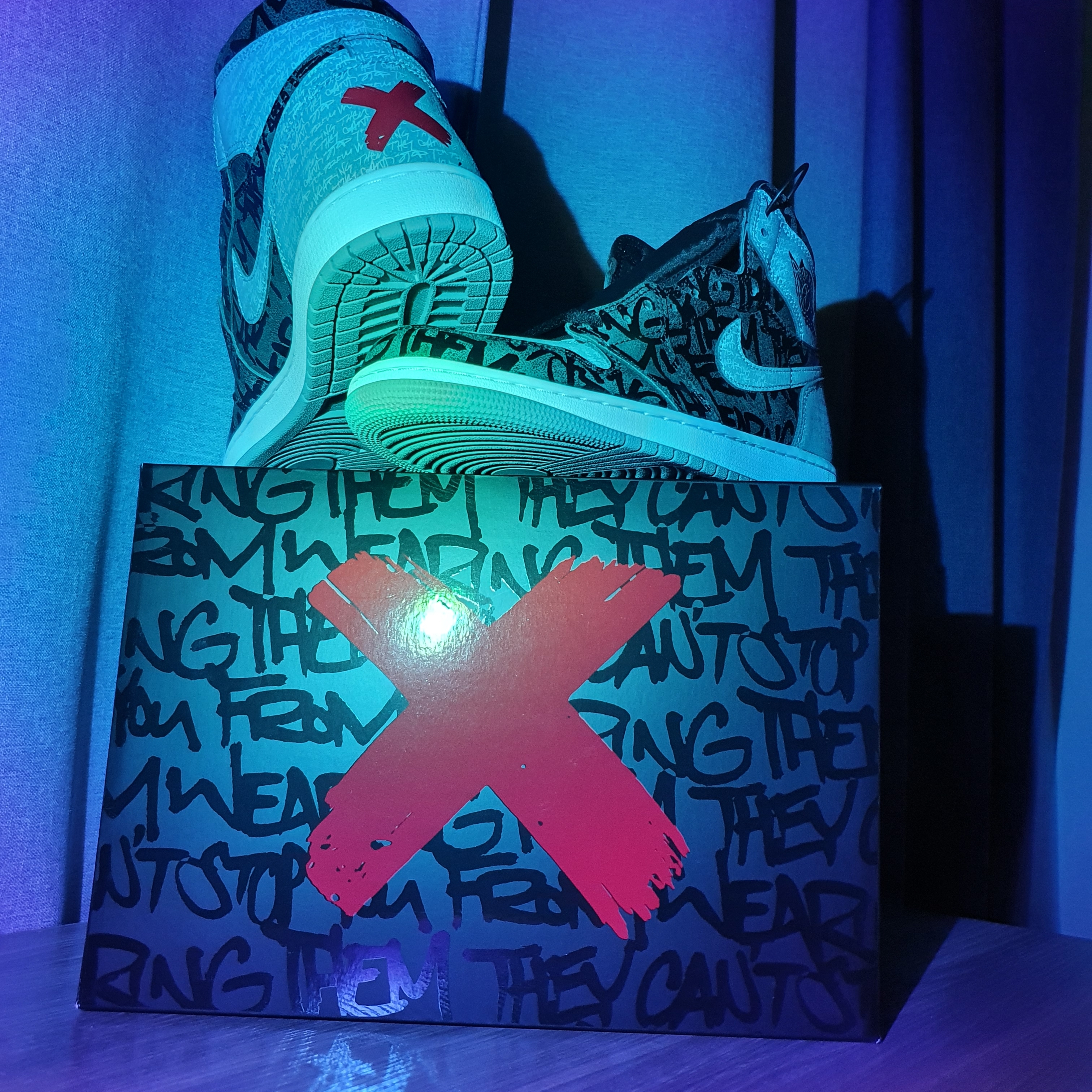 Jordan 1 Retro High OG Rebellionaire 착용 스타일