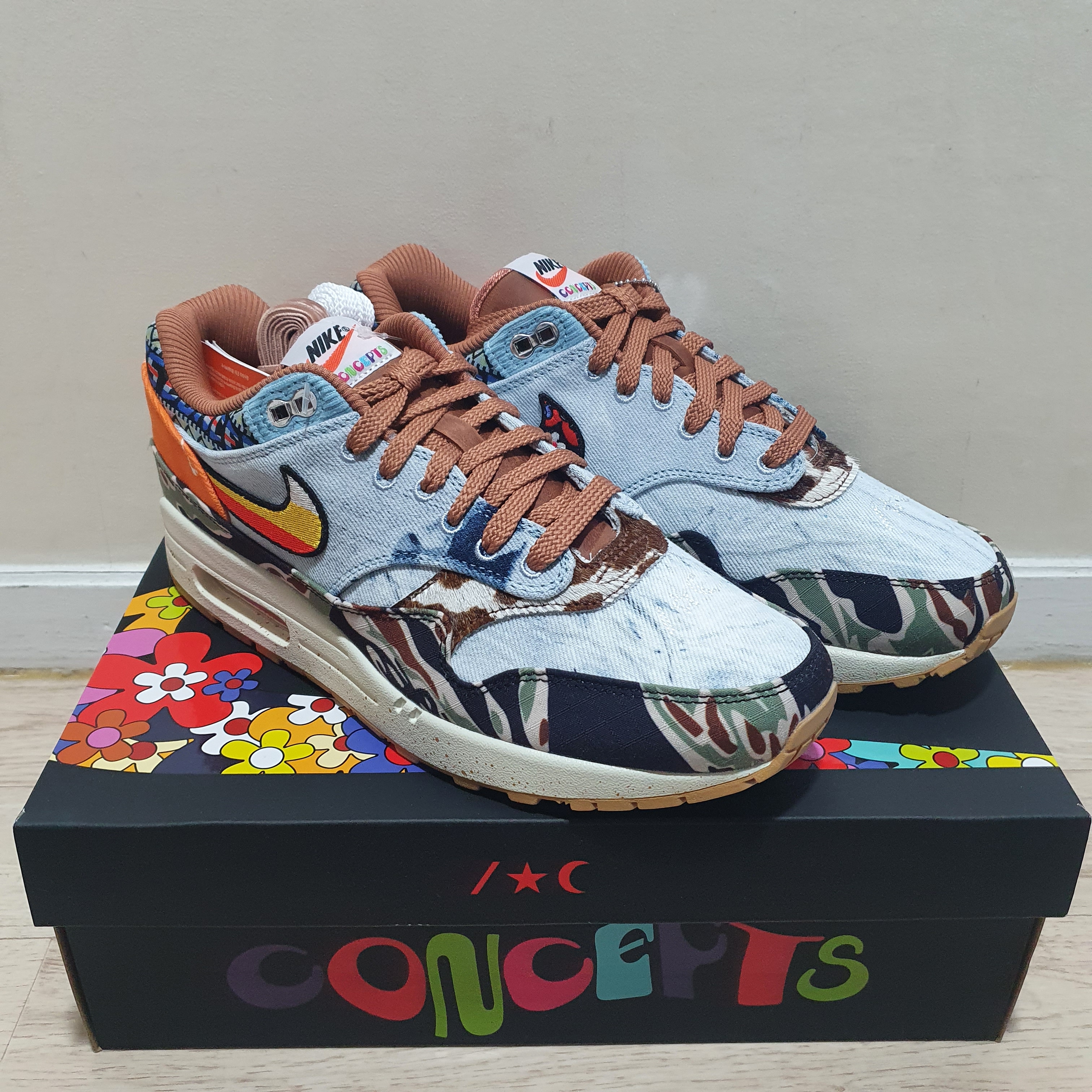 Nike x Concepts Air Max 1 SP Heavy 착용 스타일