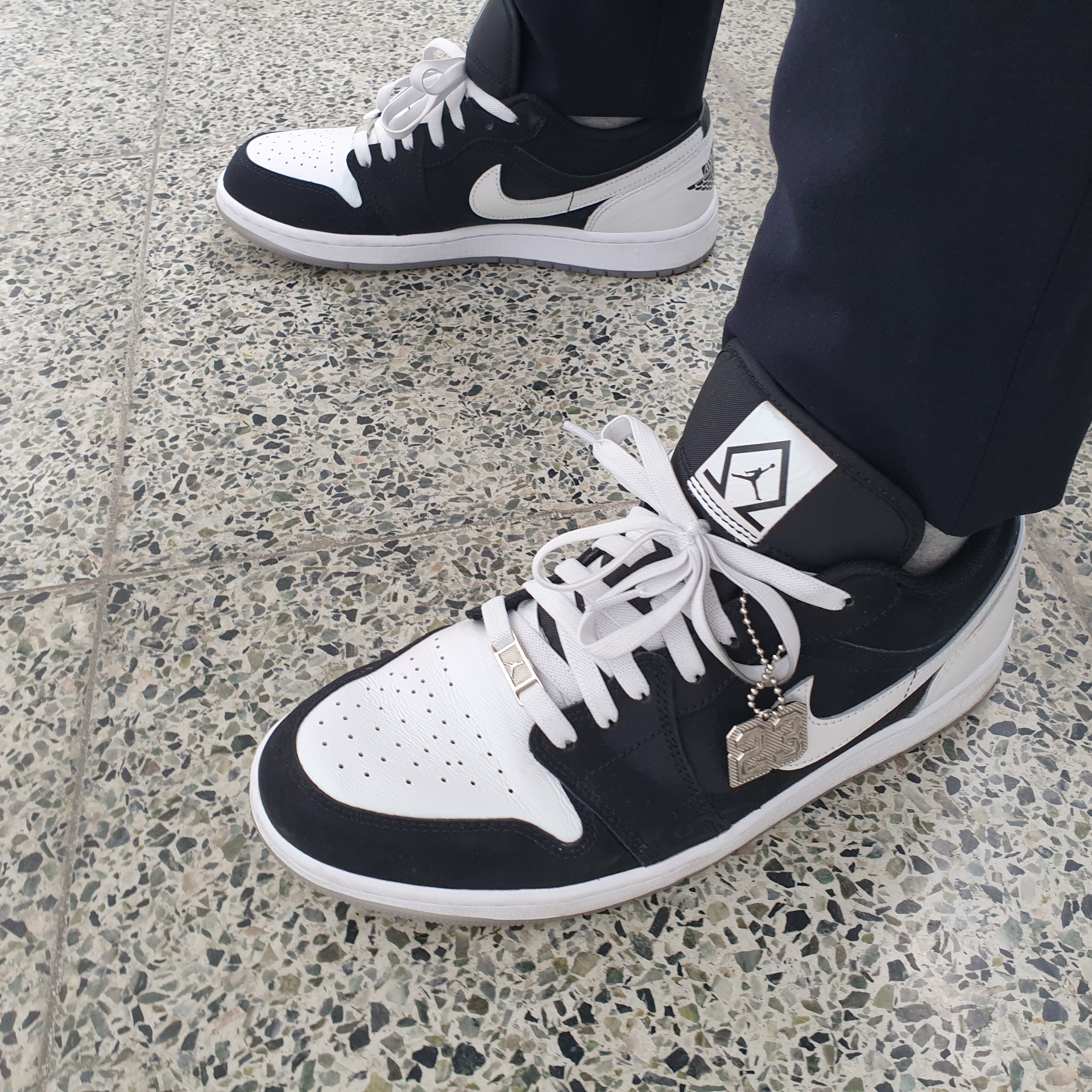 Jordan 1 Low SE Diamond 착용 스타일 - 1