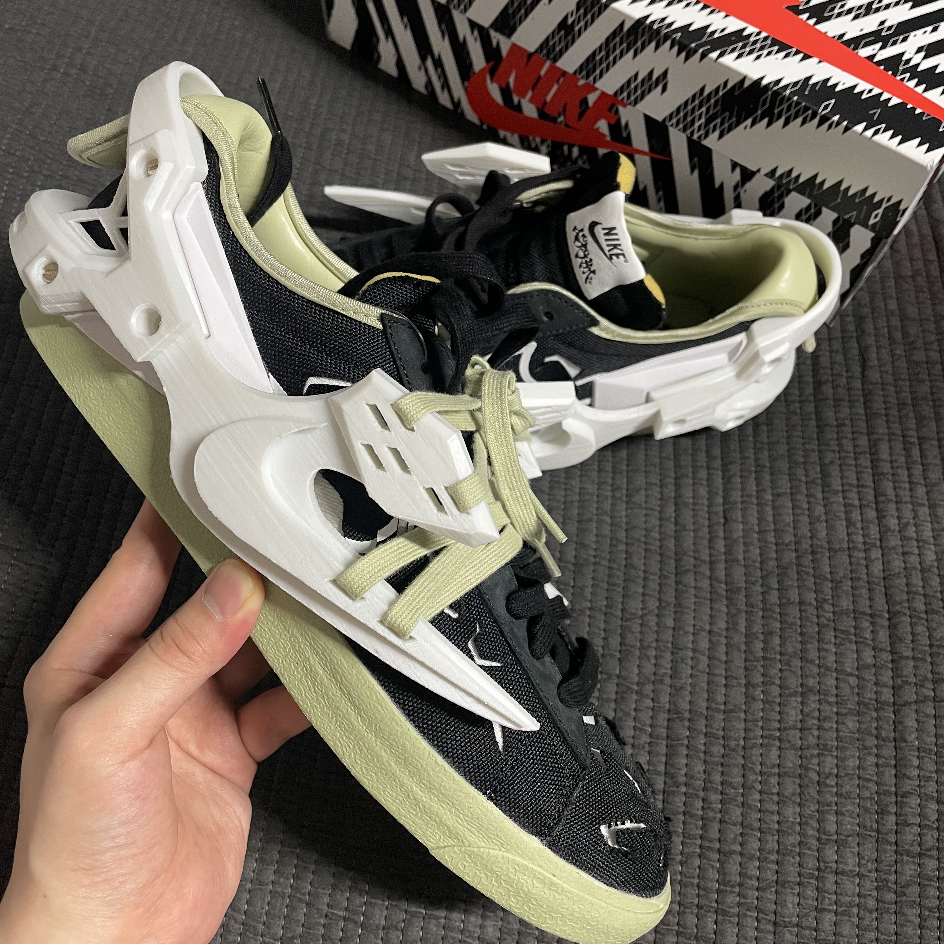 Nike x Acronym Blazer Low Black 착용 스타일