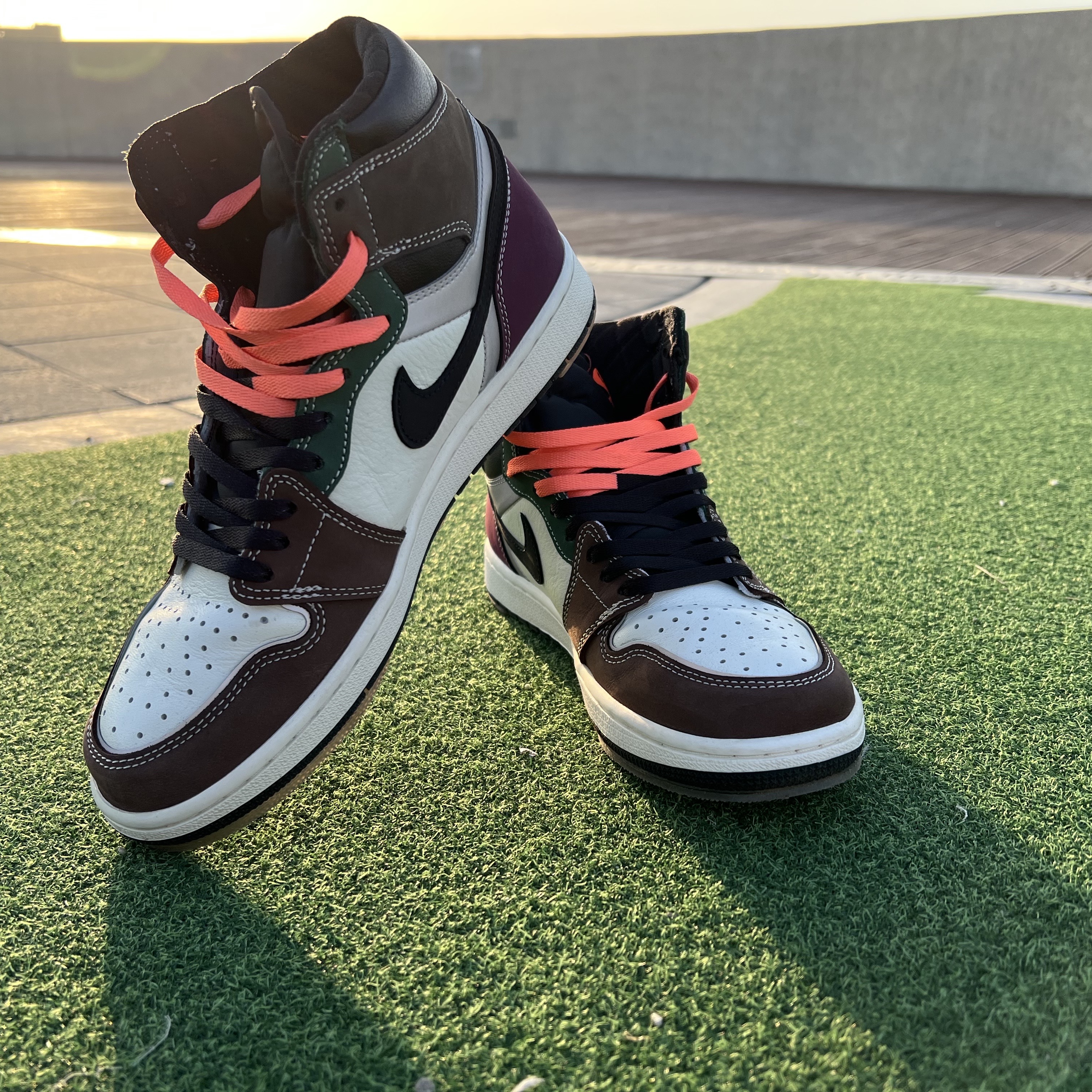 Jordan 1 Retro High OG Craft 착용 스타일 - 3