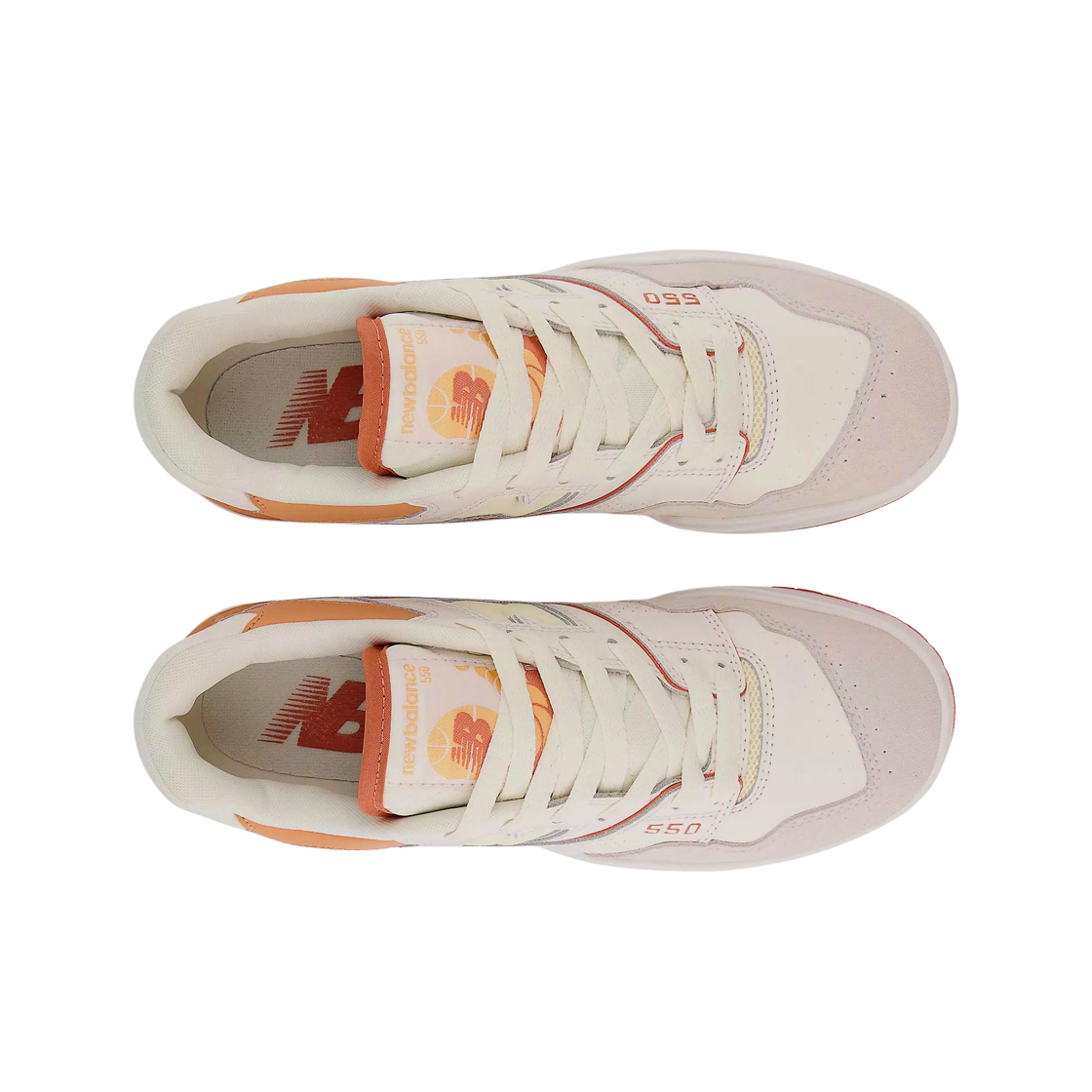 (W) 뉴발란스 550 화이트 오 레 - B 스탠다드((W) New Balance 550 White Au Lait - B Standard) - 2