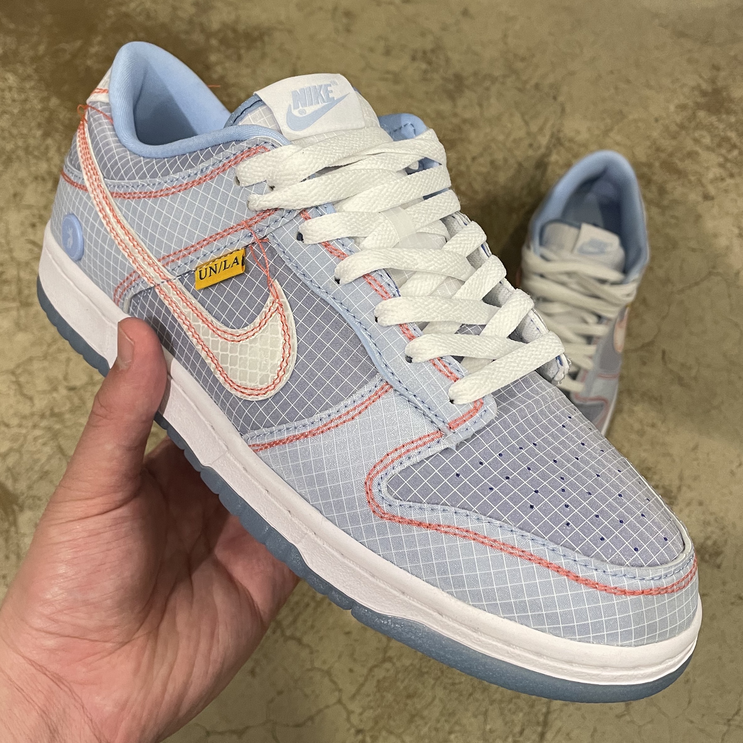 Nike x Union Dunk Low Passport Pack Argon 착용 스타일
