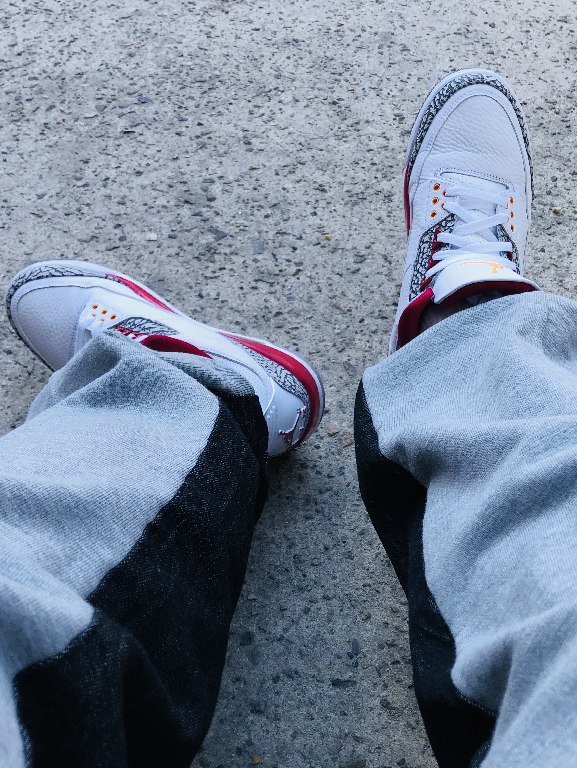 Jordan 3 Retro Cardinal Red 착용 스타일