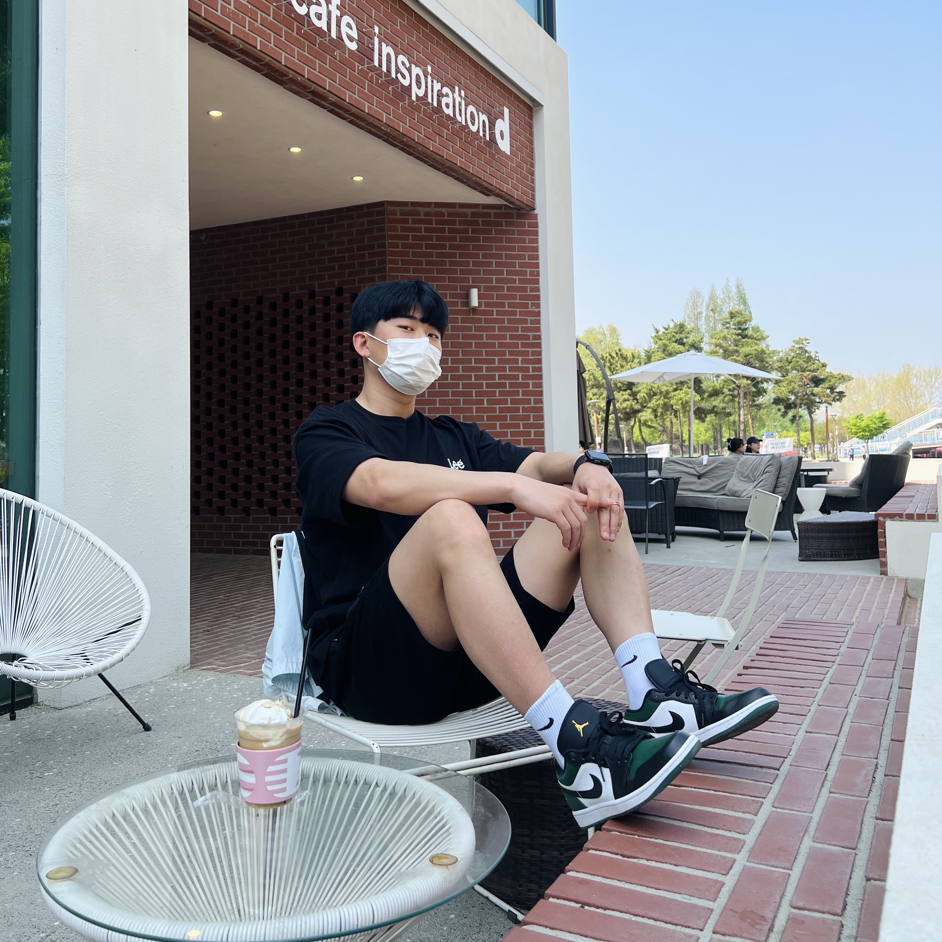 Jordan 1 Low Green Toe 착용 스타일