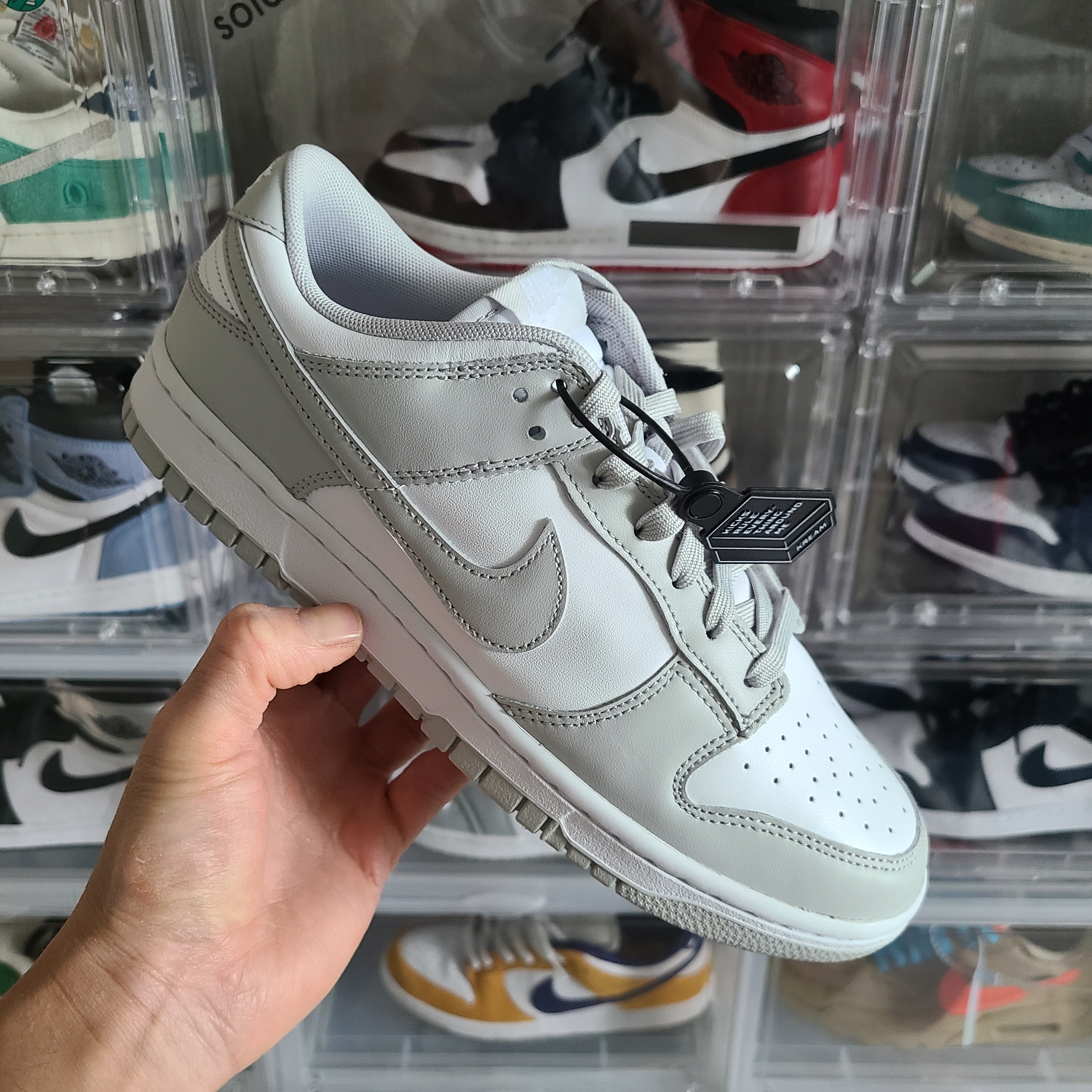 Nike Dunk Low Retro Grey Fog 착용 스타일 - 2