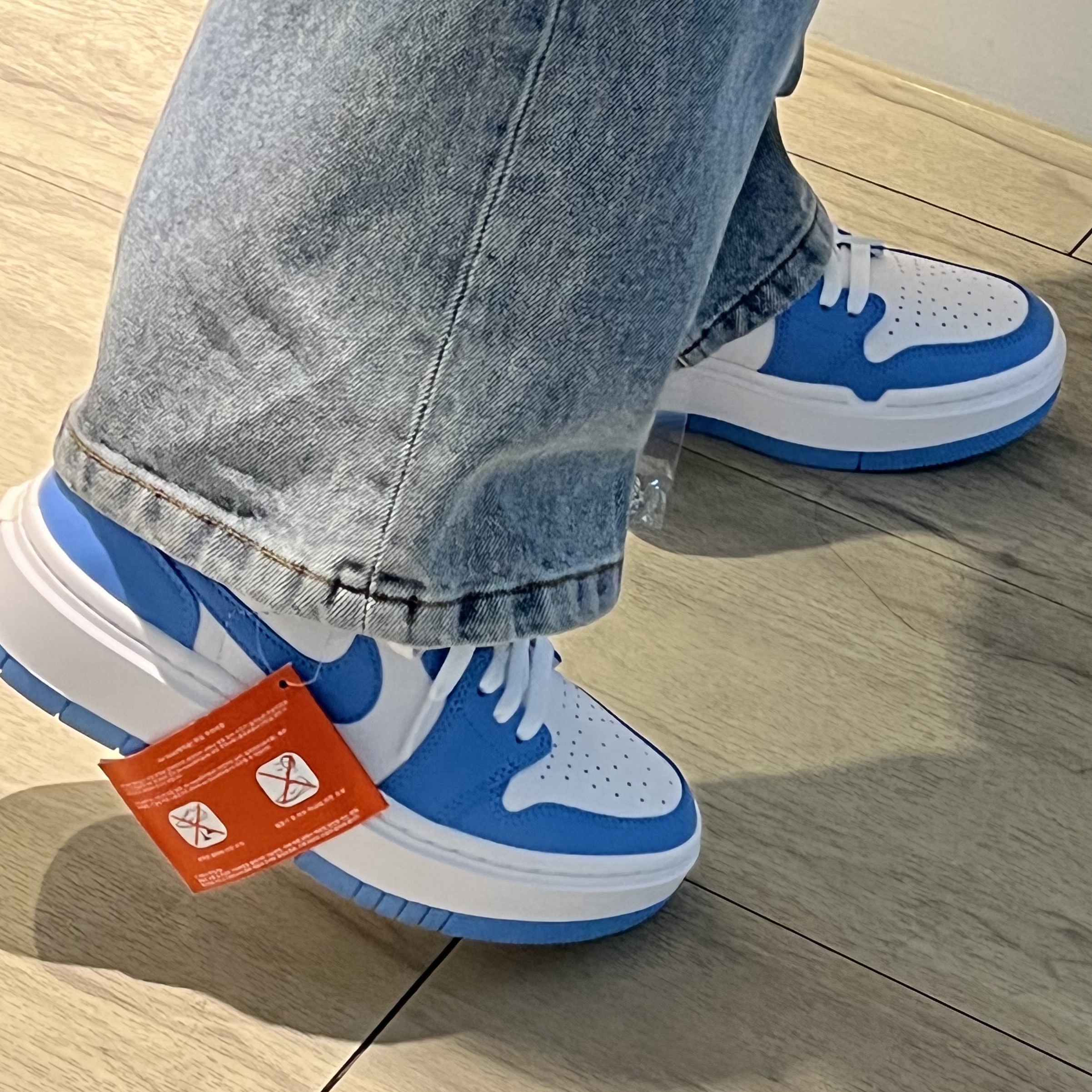(W) Jordan 1 Elevate Low SE University Blue 착용 스타일