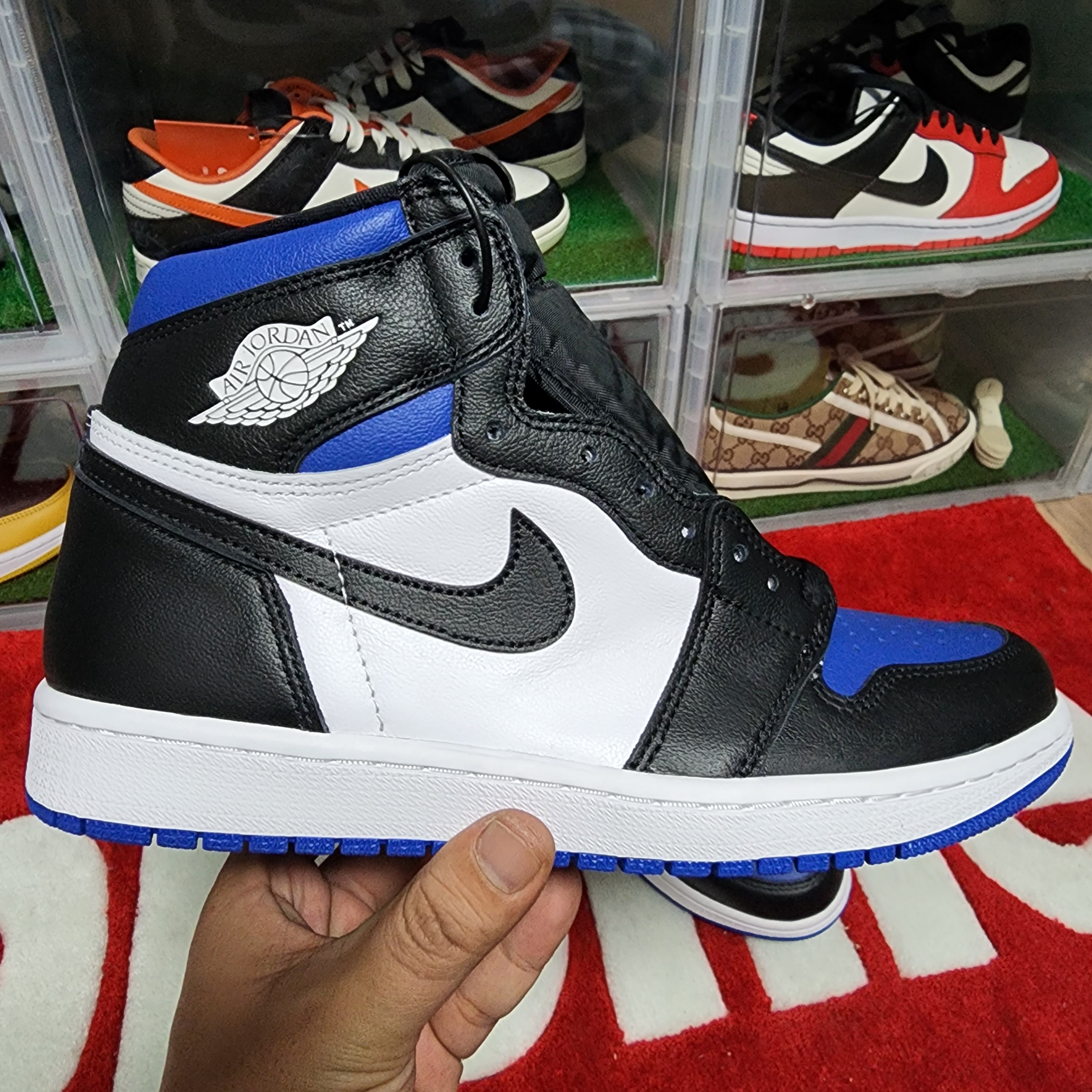 Jordan 1 Retro High OG Royal Toe 착용 스타일 - 2