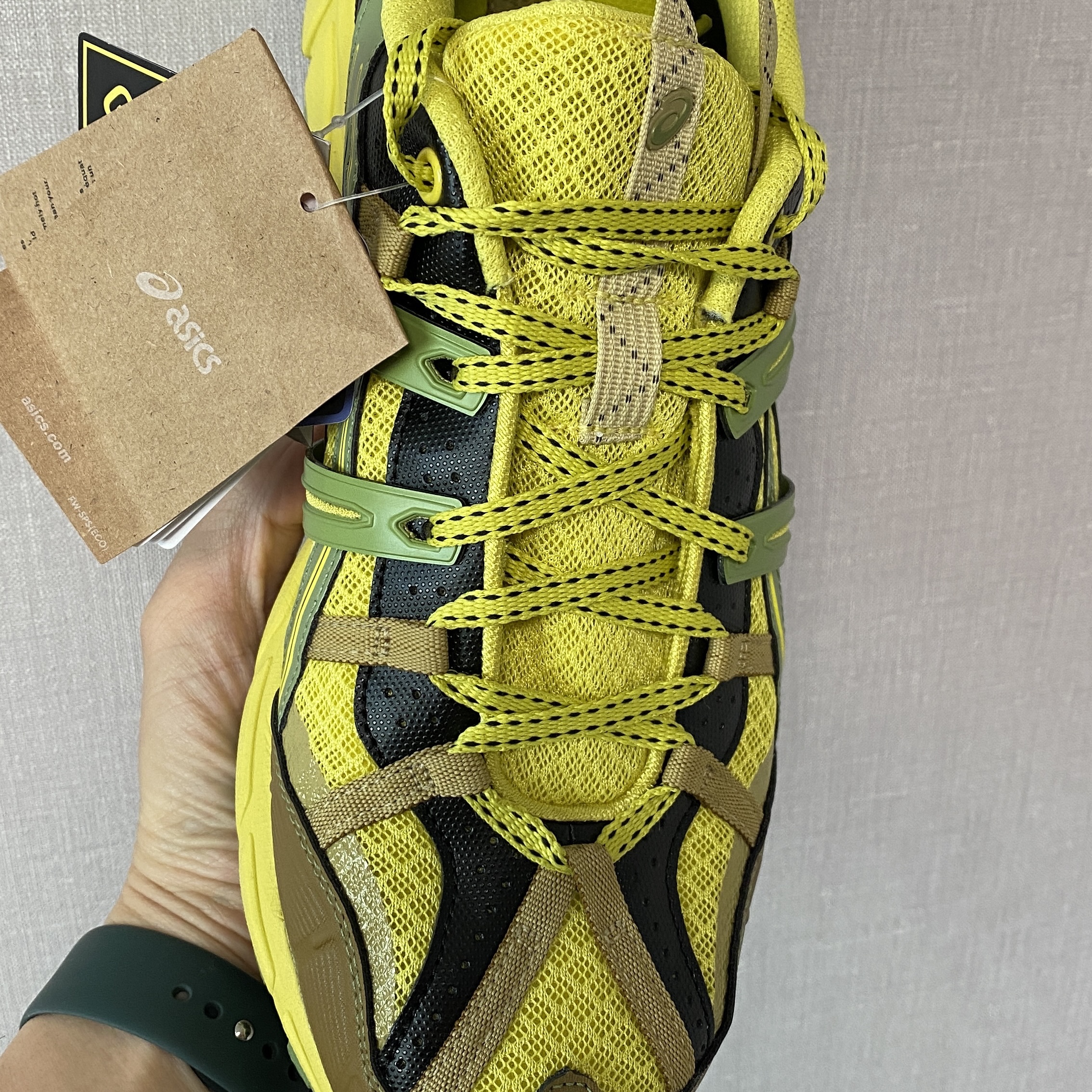 Asics HS4-S Gel-Sonoma 15-50 Gore-Tex Green Sheen Epsom 착용 스타일 - 2