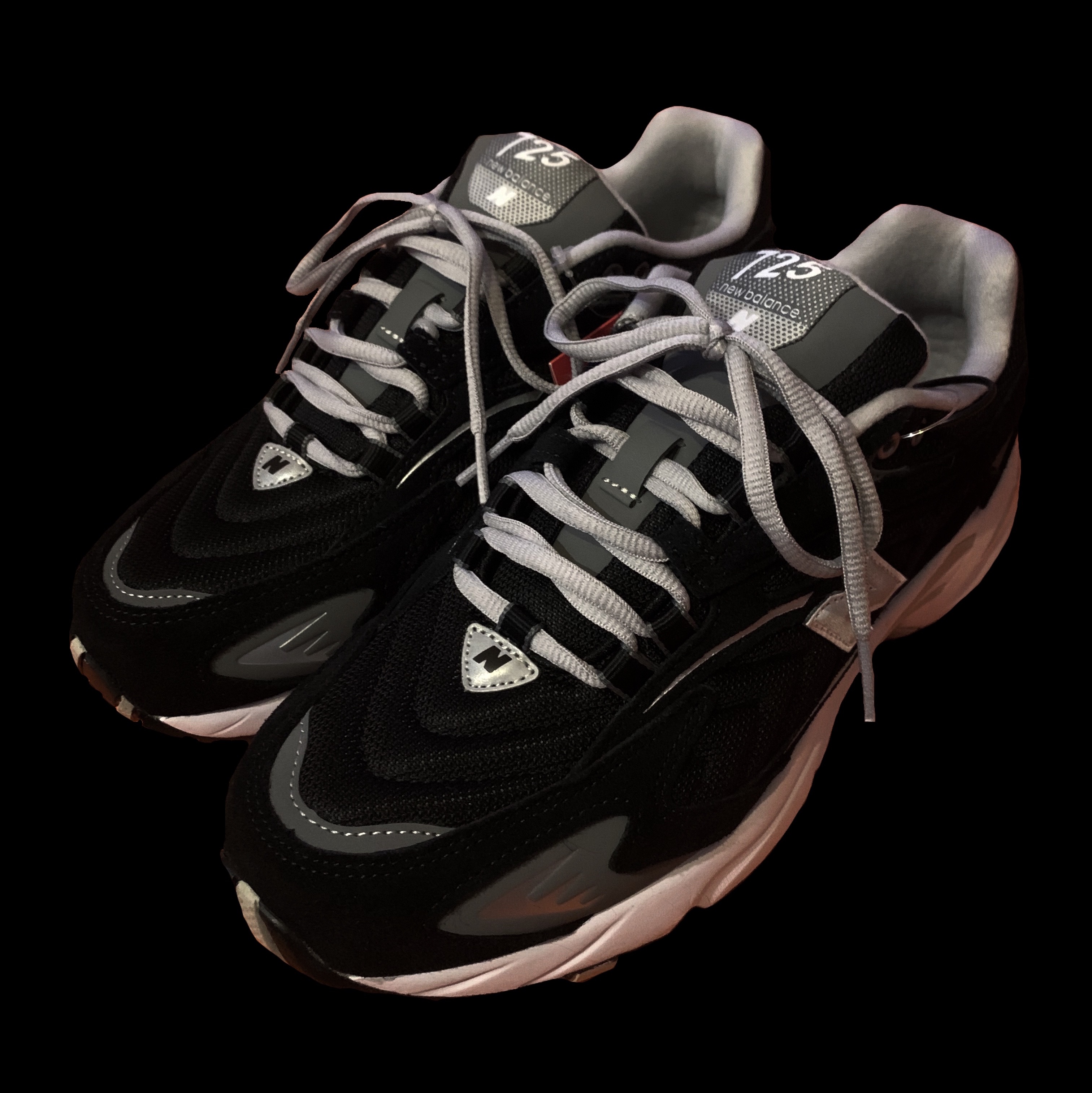 New Balance 725 Black 착용 스타일
