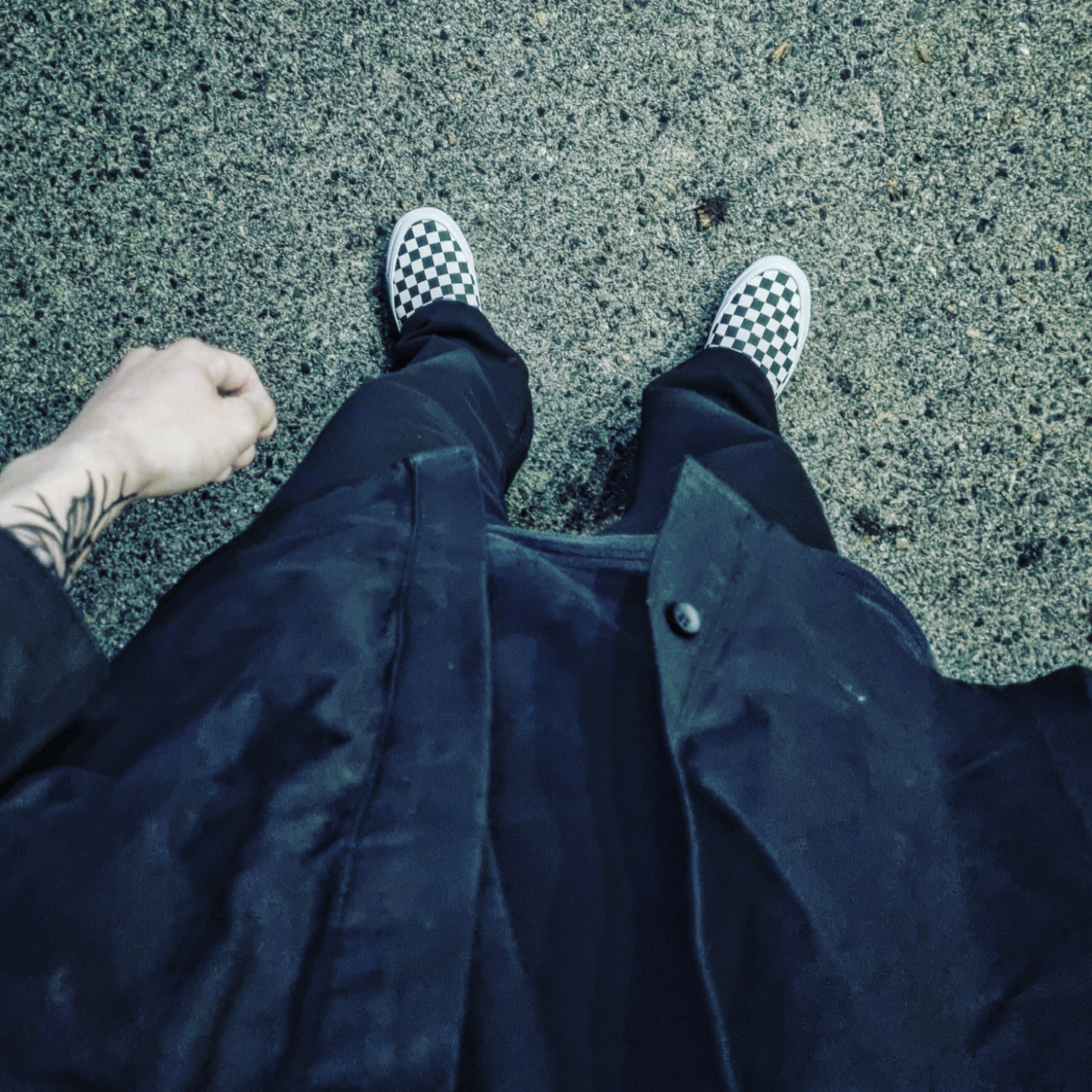Vans Vault OG Classic Slip-On Checkerboard 착용 스타일