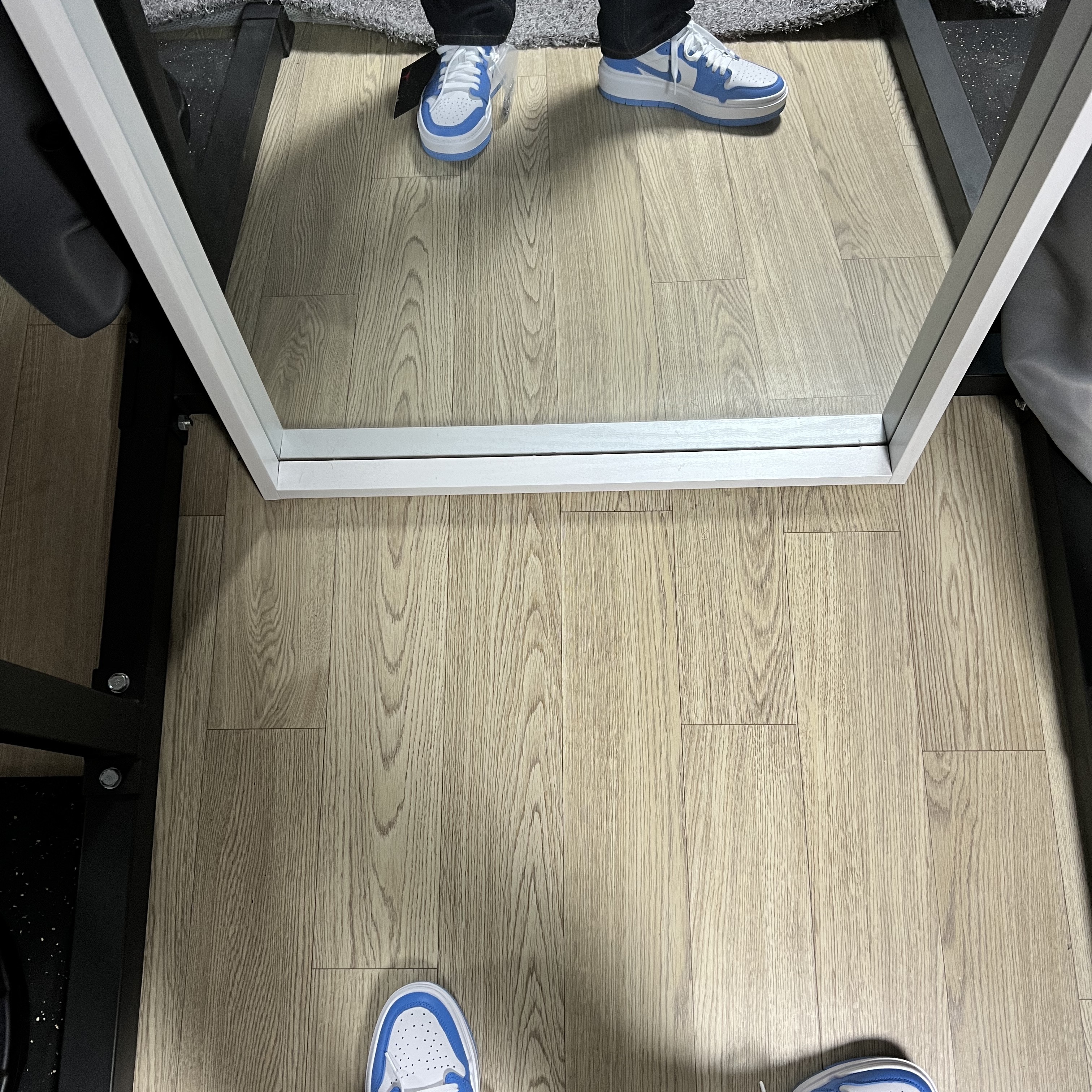 (W) Jordan 1 Elevate Low SE University Blue 착용 스타일 - 3