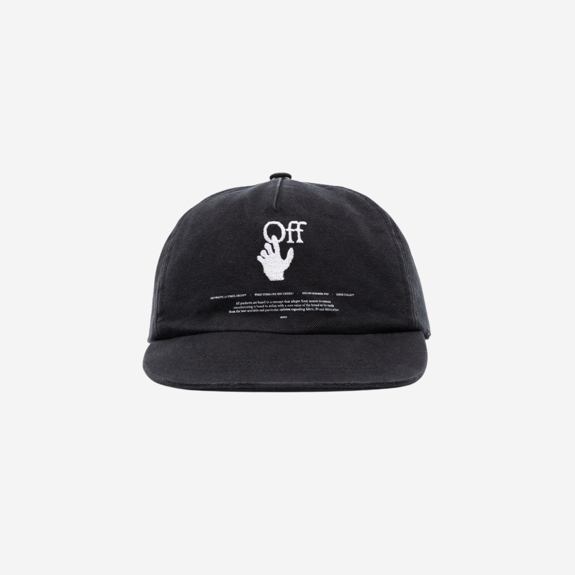 Off-White Hand Off Baseball Cap Black 상세 이미지 1