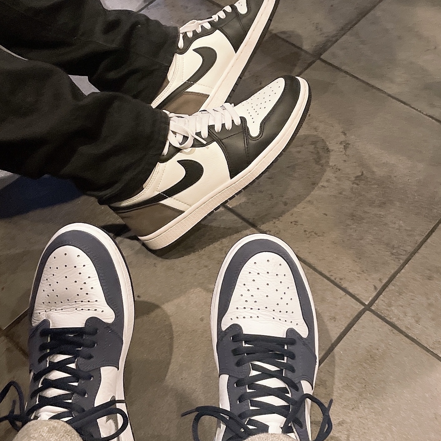 Jordan 1 Retro High OG Black Mocha, Jordan 1 Retro High OG CO.JP Midnight Navy 착용 스타일