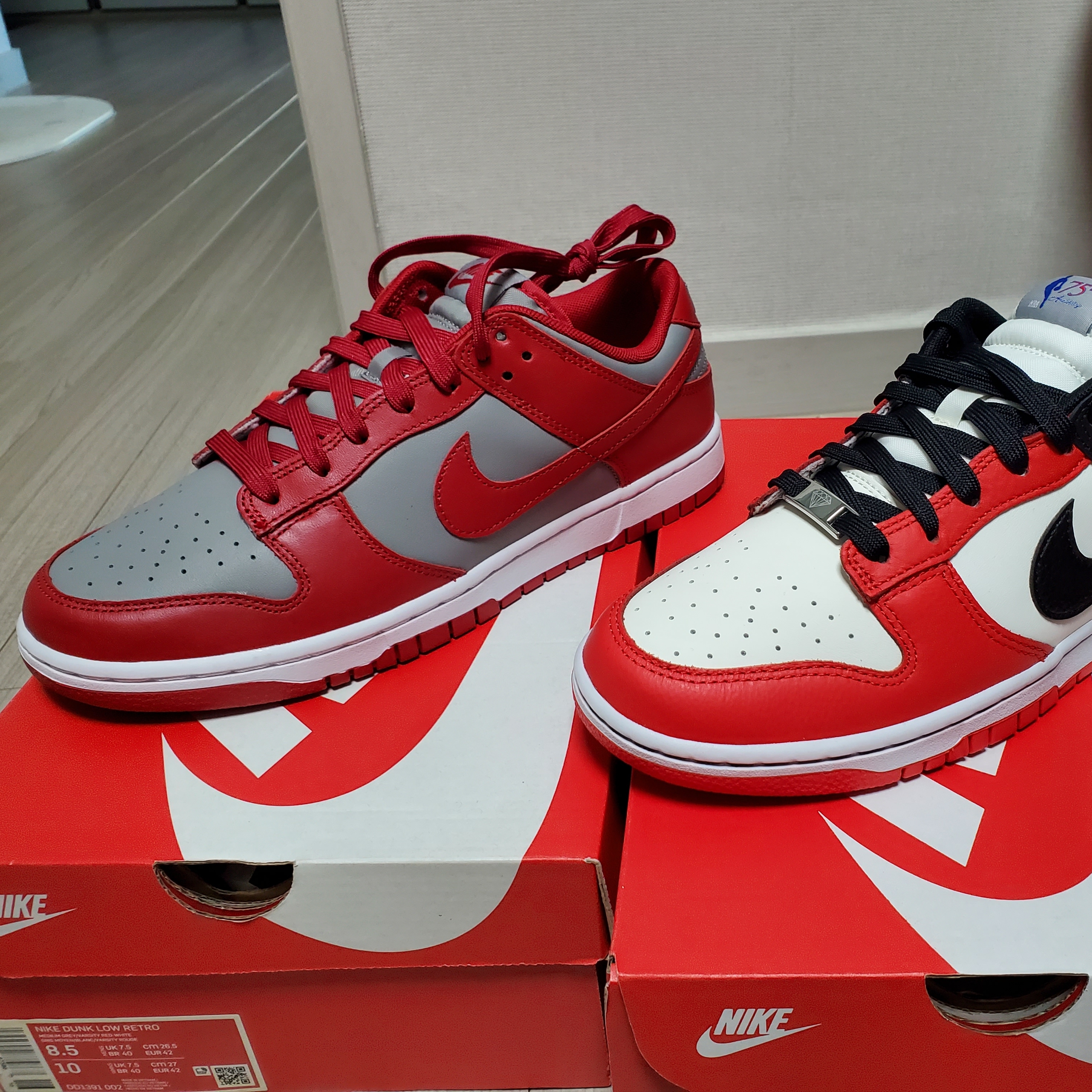 Nike Dunk Low Retro Medium Grey 착용 스타일