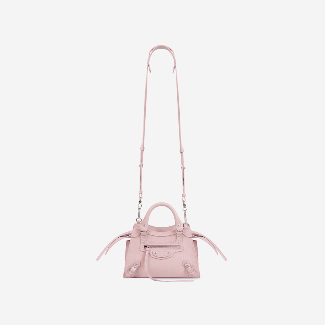 Balenciaga Grained Calfskin Neo Classic Mini Handbag Light Pink 상세 이미지 5