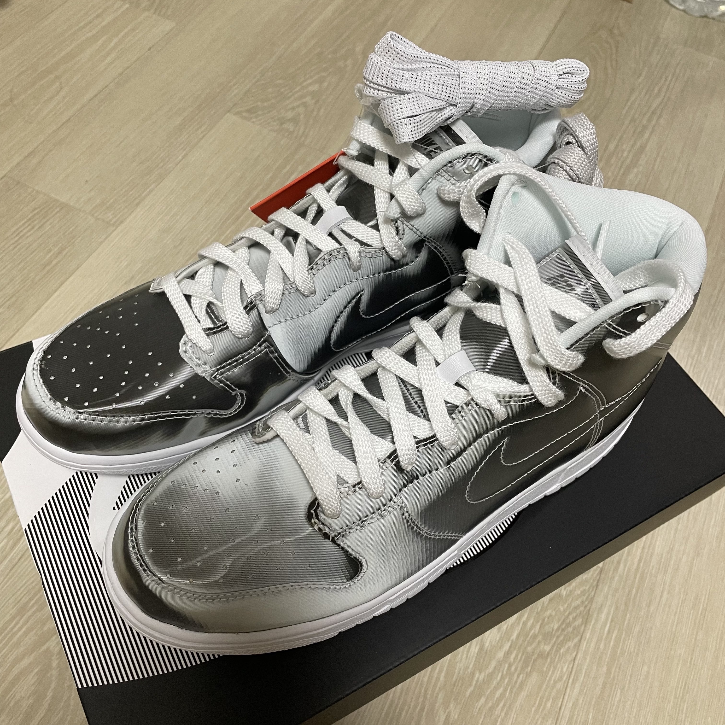 Nike x Clot Dunk High Flux 착용 스타일