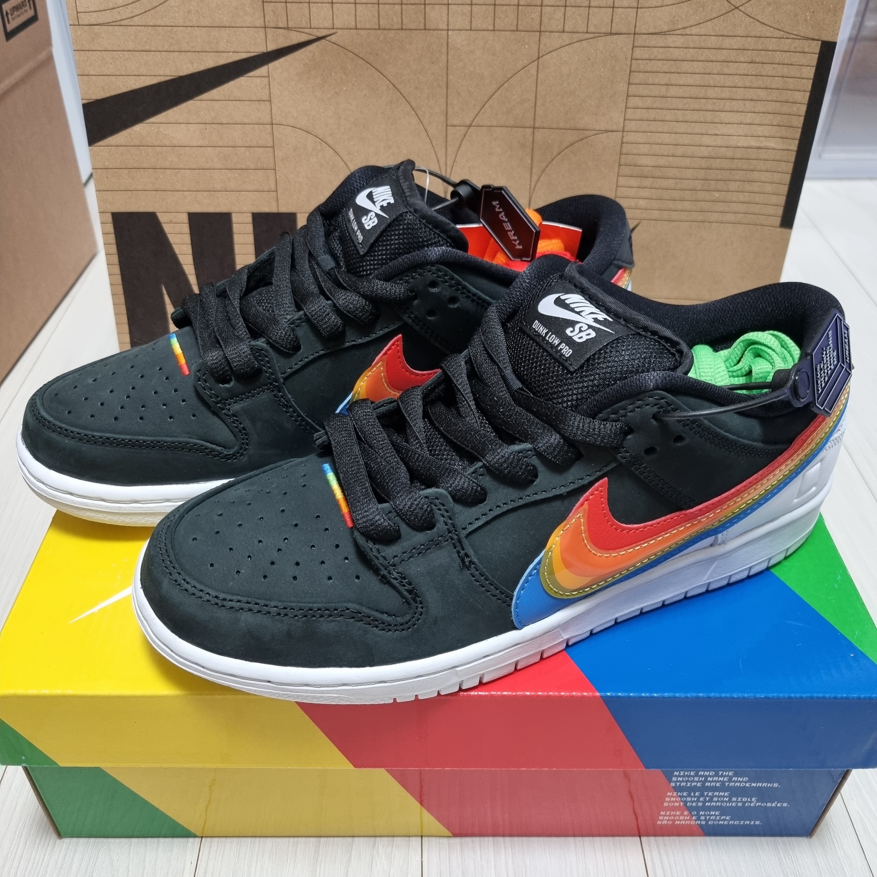 Nike x Polaroid SB Dunk Low Pro QS Black 착용 스타일