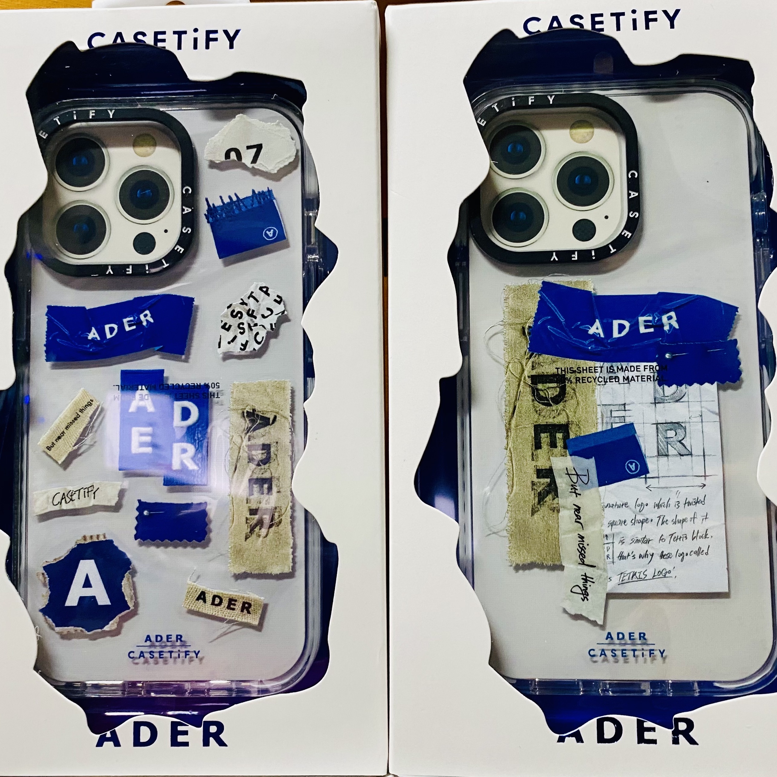 Casetify x Ader Error Sketch Impact iPhone Case, Casetify x Ader Error Ader Sticker iPhone Case 착용 스타일 - 1