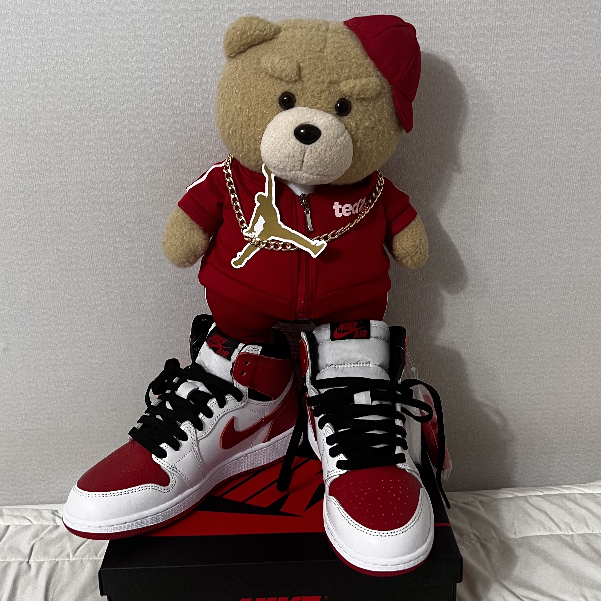 (GS) Jordan 1 Retro High OG Heritage 착용 스타일 - 3