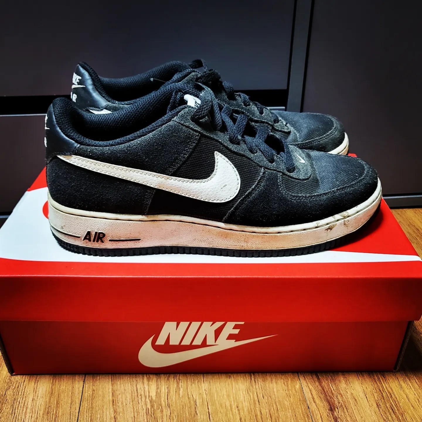Nike Air Force 1 '07 AN20 Black White 착용 스타일