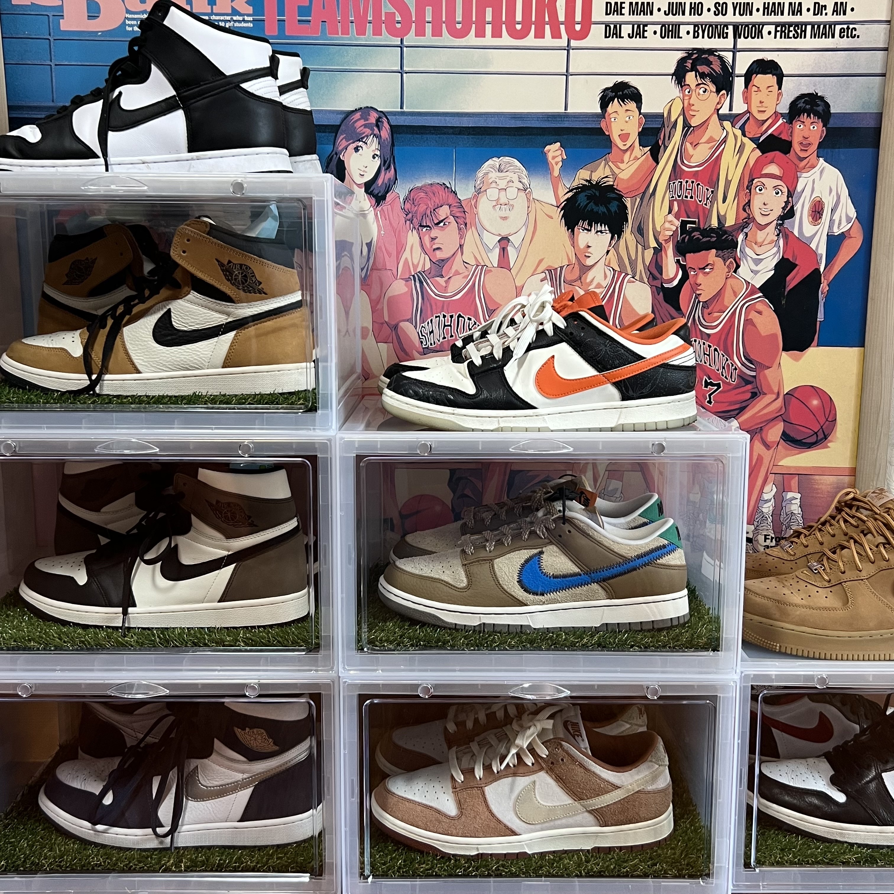 Nike Dunk High Retro Black and White, Jordan 1 Retro High Rookie of the Year 착용 스타일