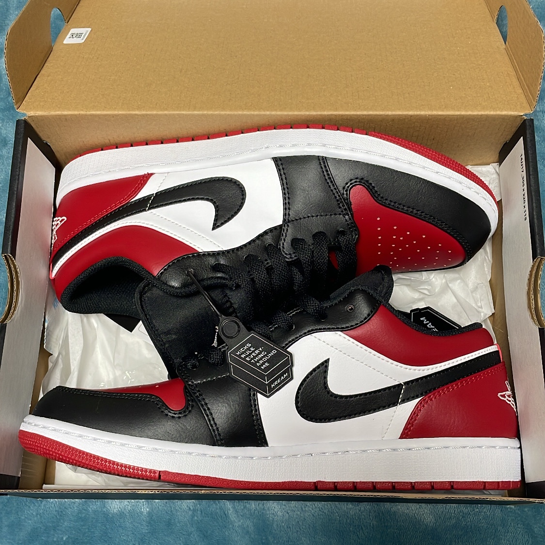 Jordan 1 Low Bred Toe 착용 스타일