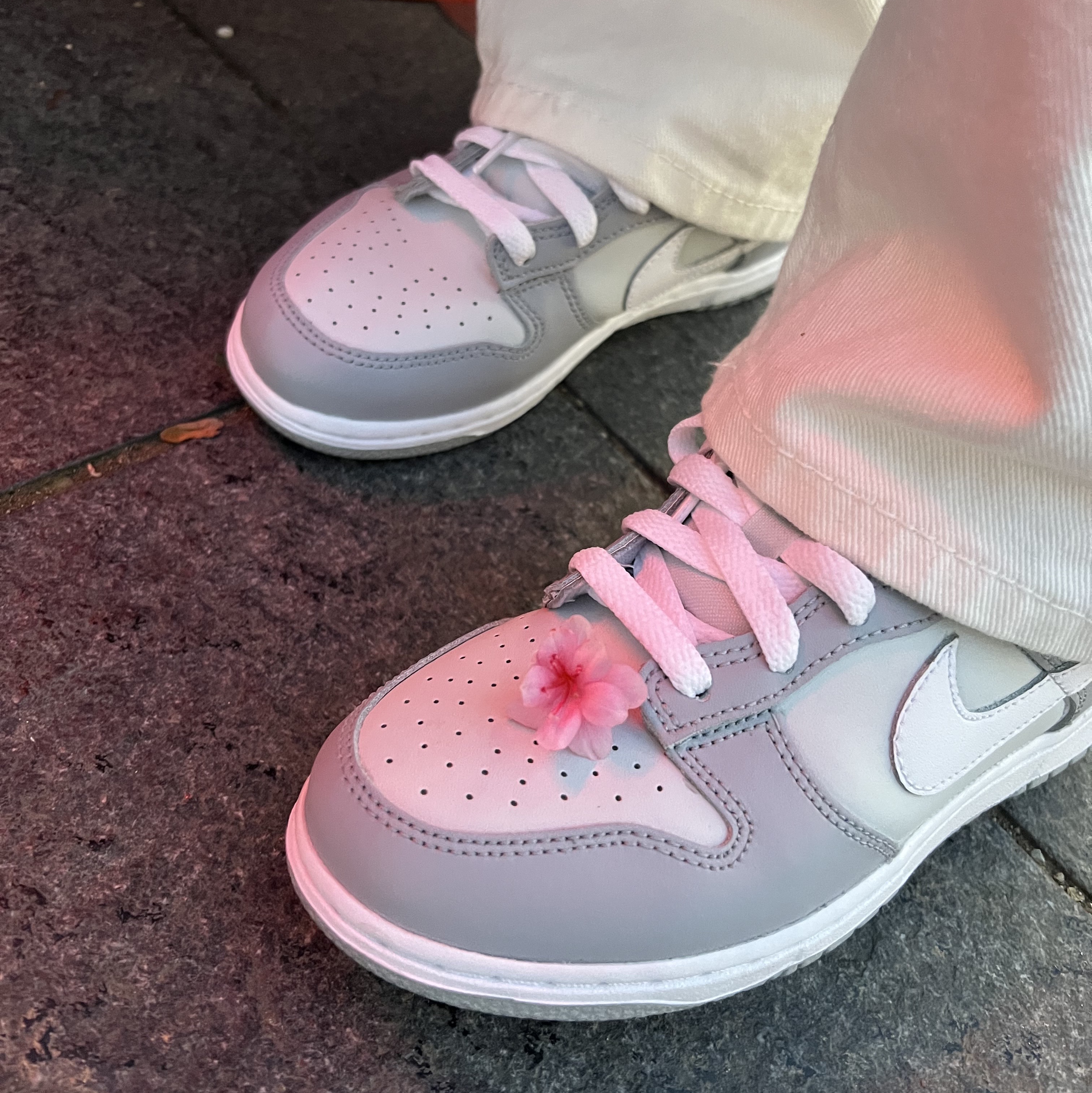 (PS) Nike Dunk Low Wolf Grey 착용 스타일 - 2